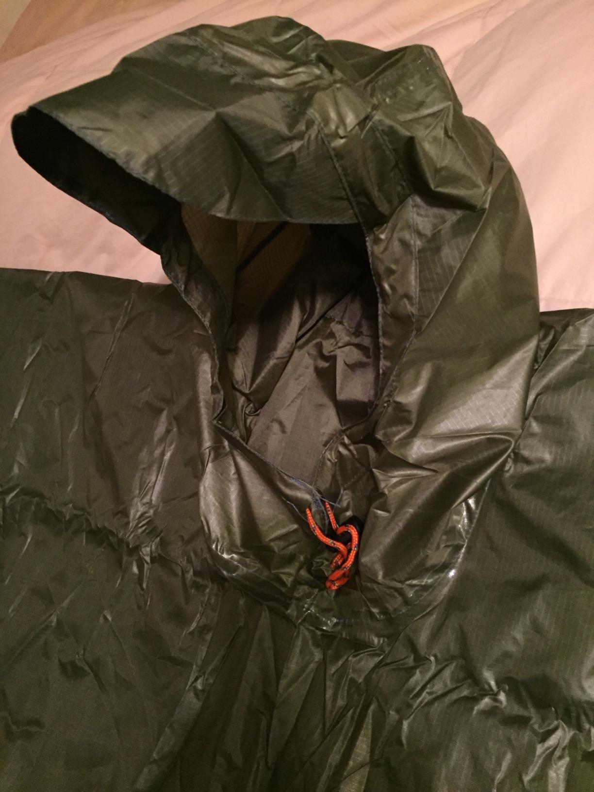 ANYOO Hooded Rain Poncho for Adult Waterproof Lightweight Raincoat customer photo 2