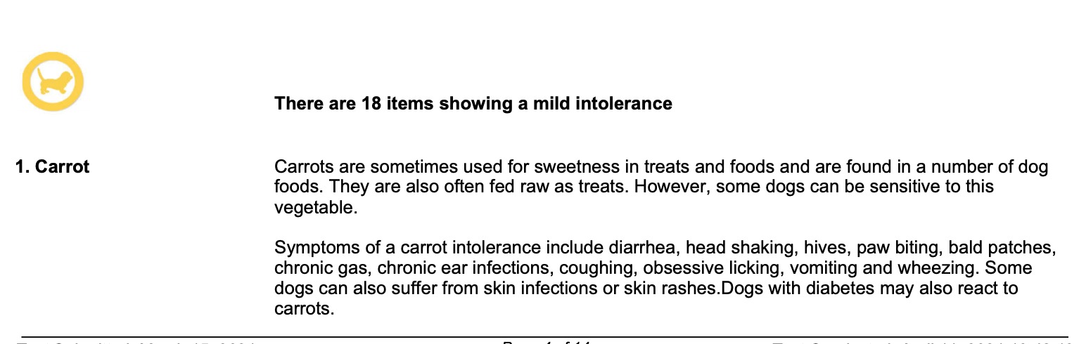 DNA MY DOG Vet-Recommended and Most Accurate Allergy Test for Itchy, Sensitive Dogs | Cheek Swab – The Gold Standard of Testing | Tests for All Common Food & Environmental Allergens | Custom Report customer photo 1