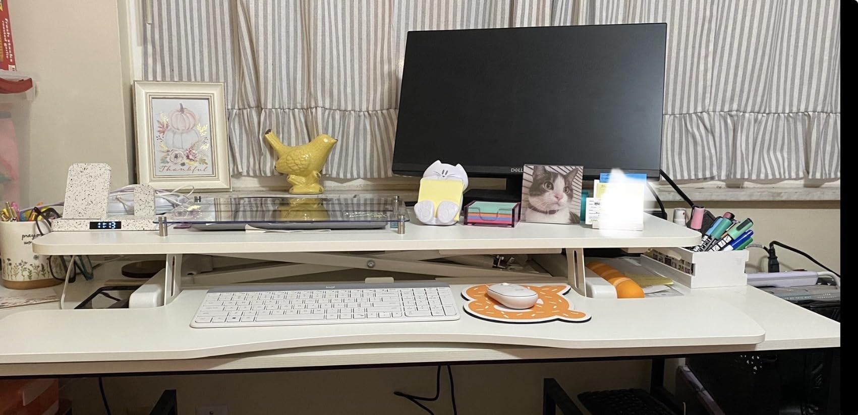 VIVO Black 32 in Standing Desk Converter, DESK-V000K customer photo 2