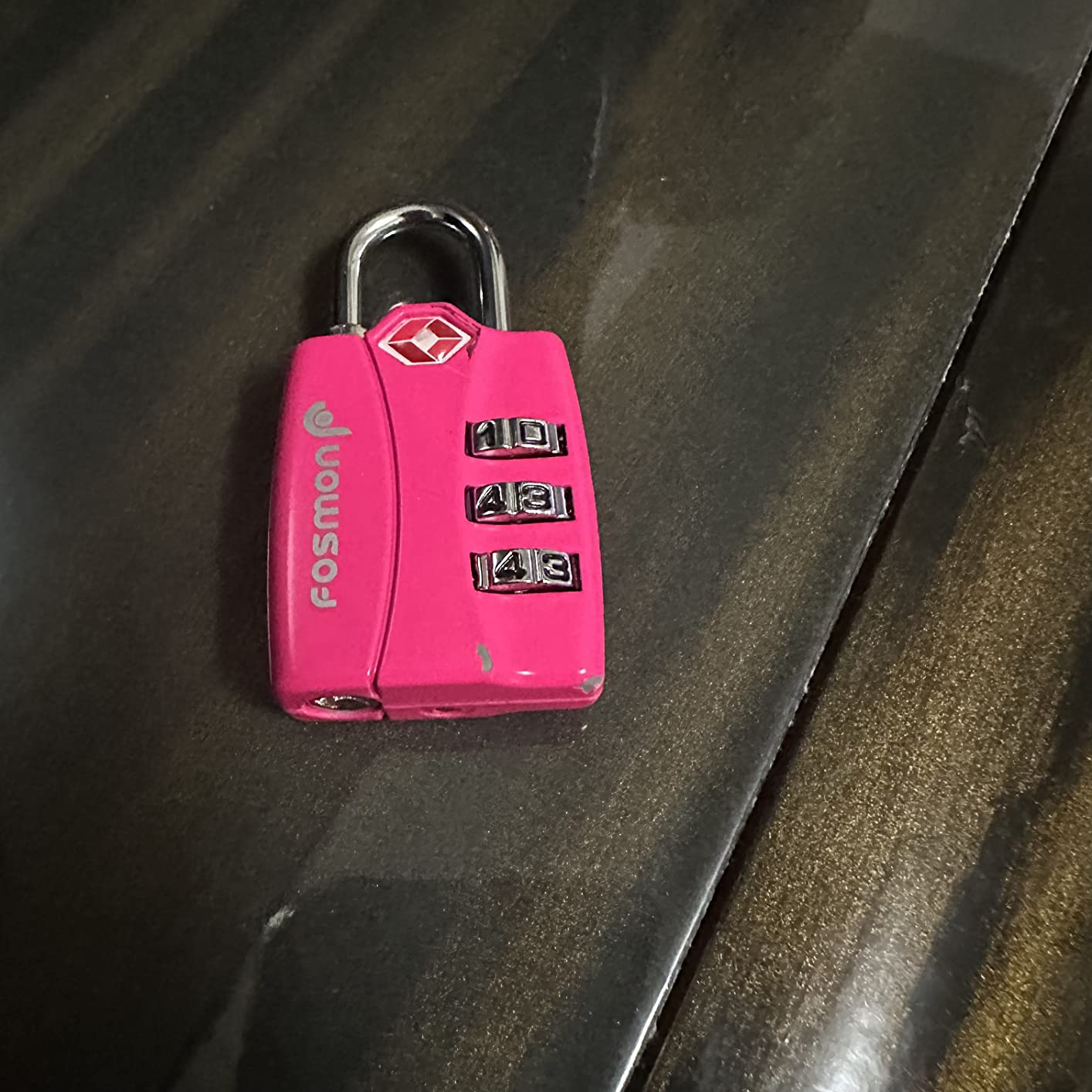 Fosmon TSA Approved Luggage Locks, 3-Digit Combination Padlock, 4 Pack customer photo 1
