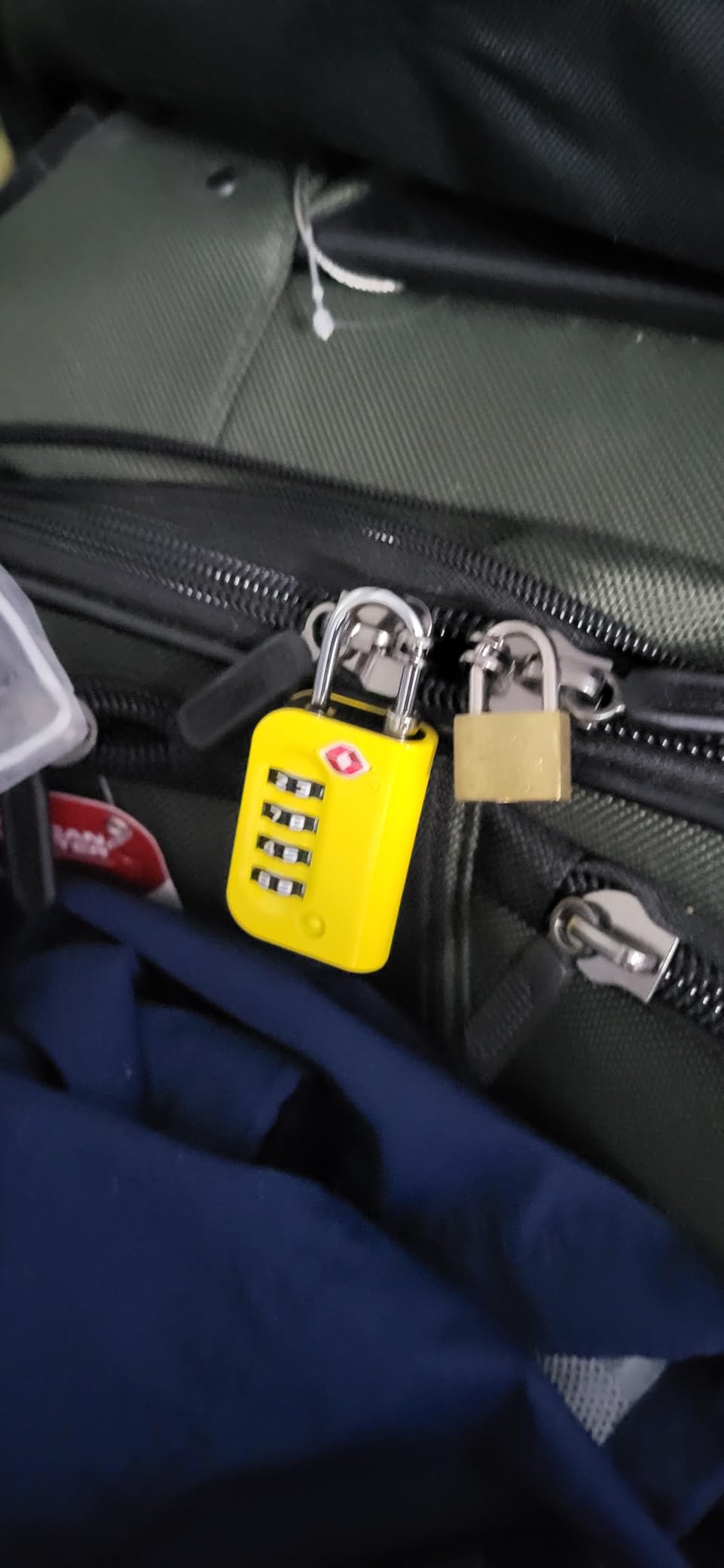 ANVIL TSA Approved Luggage Lock - 4 Digit Combination, 10,000 Combinations, Easy-Read Password Window, Travel Lock for Suitcases, Backpacks, Gym & Student Lockers, Baggage customer photo 2