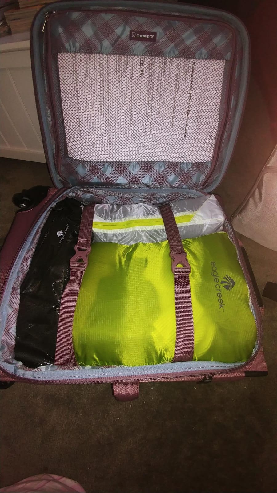 Travelpro Maxlite 5 Softside Carry-On Luggage Spinner, Green, 21-Inch customer photo 2