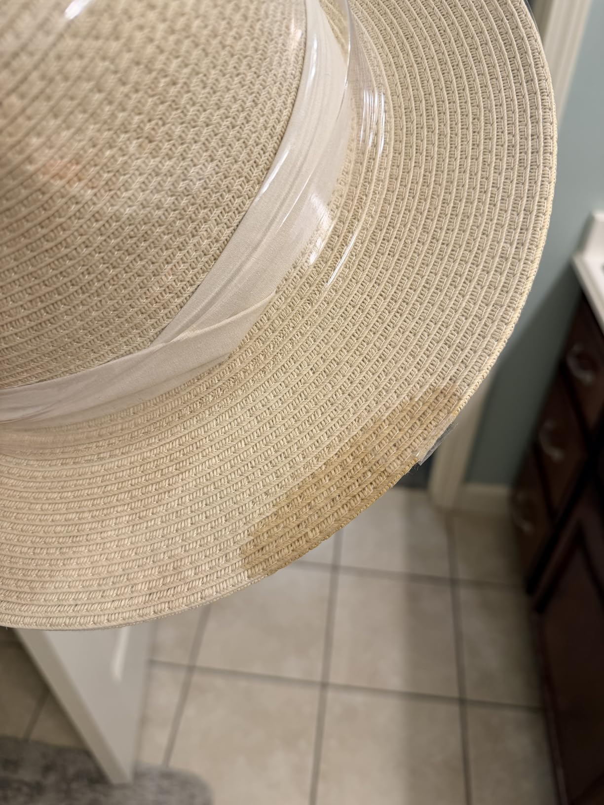 FURTALK Womens Mens Wide Brim Straw Panama Hat Fedora Summer Beach Sun Hat customer photo 1