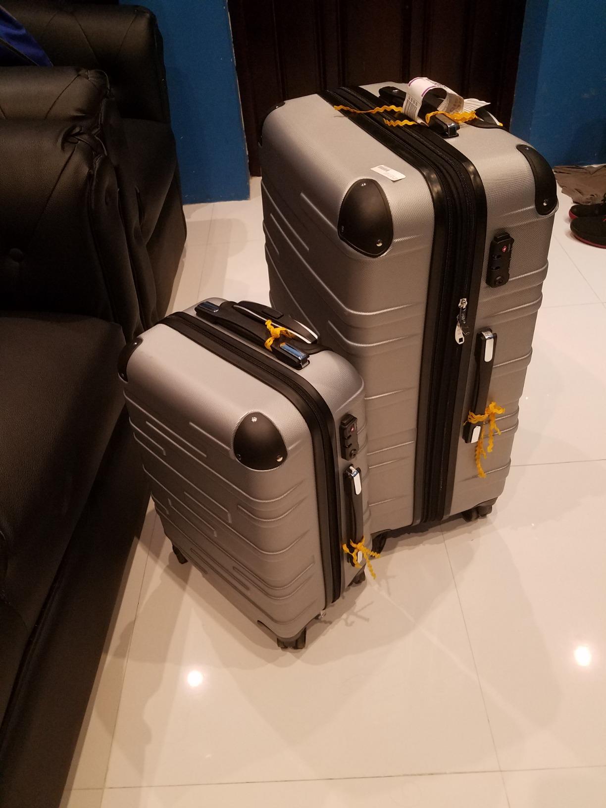 Coolife Hardside ABS Luggage, TSA Lock, Spinner Wheels, 3-Piece Set customer photo 2
