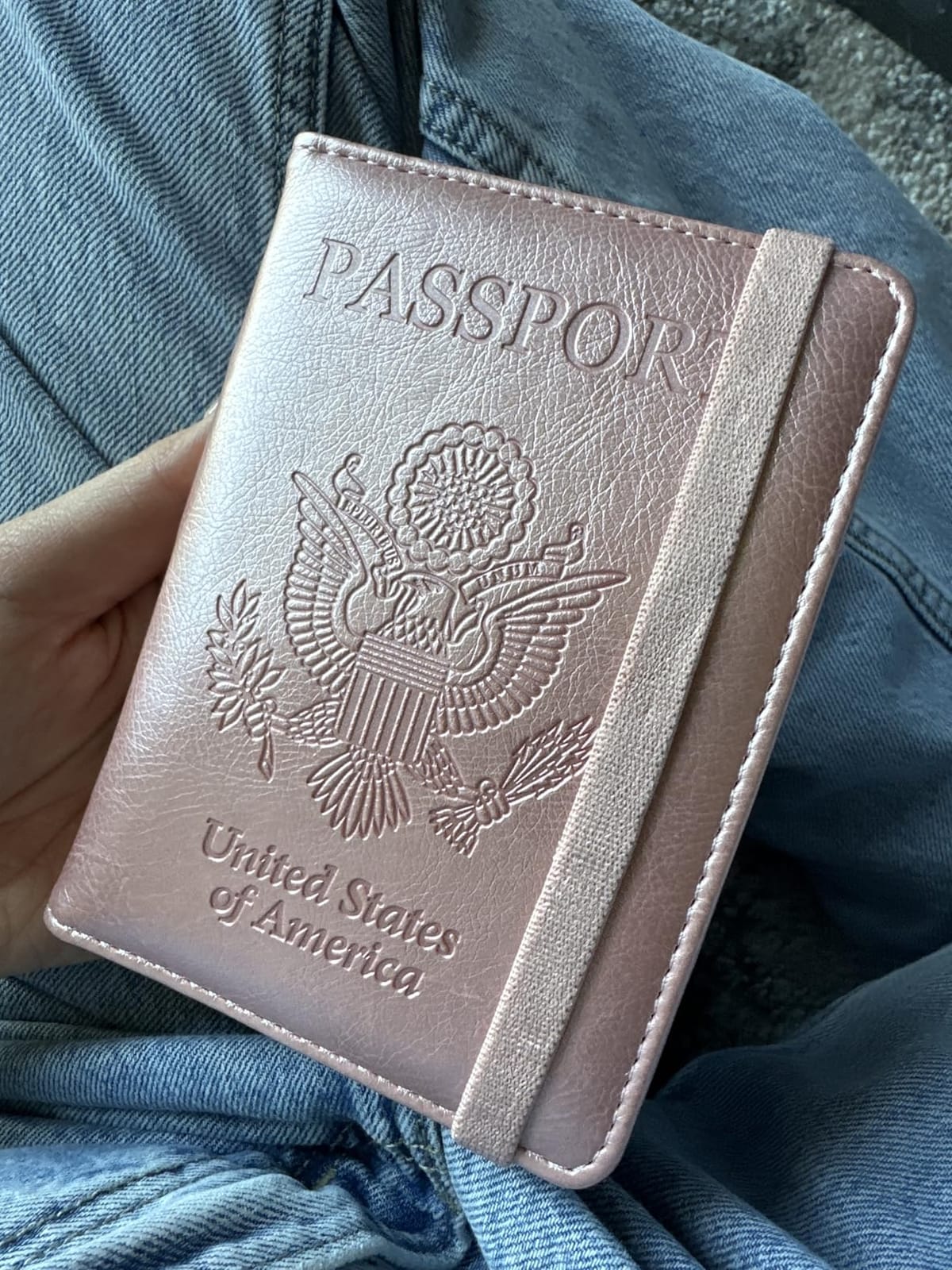 WALNEW Passport Holder for Travel, RFID Passport Wallet, Travel Essentials customer photo 1