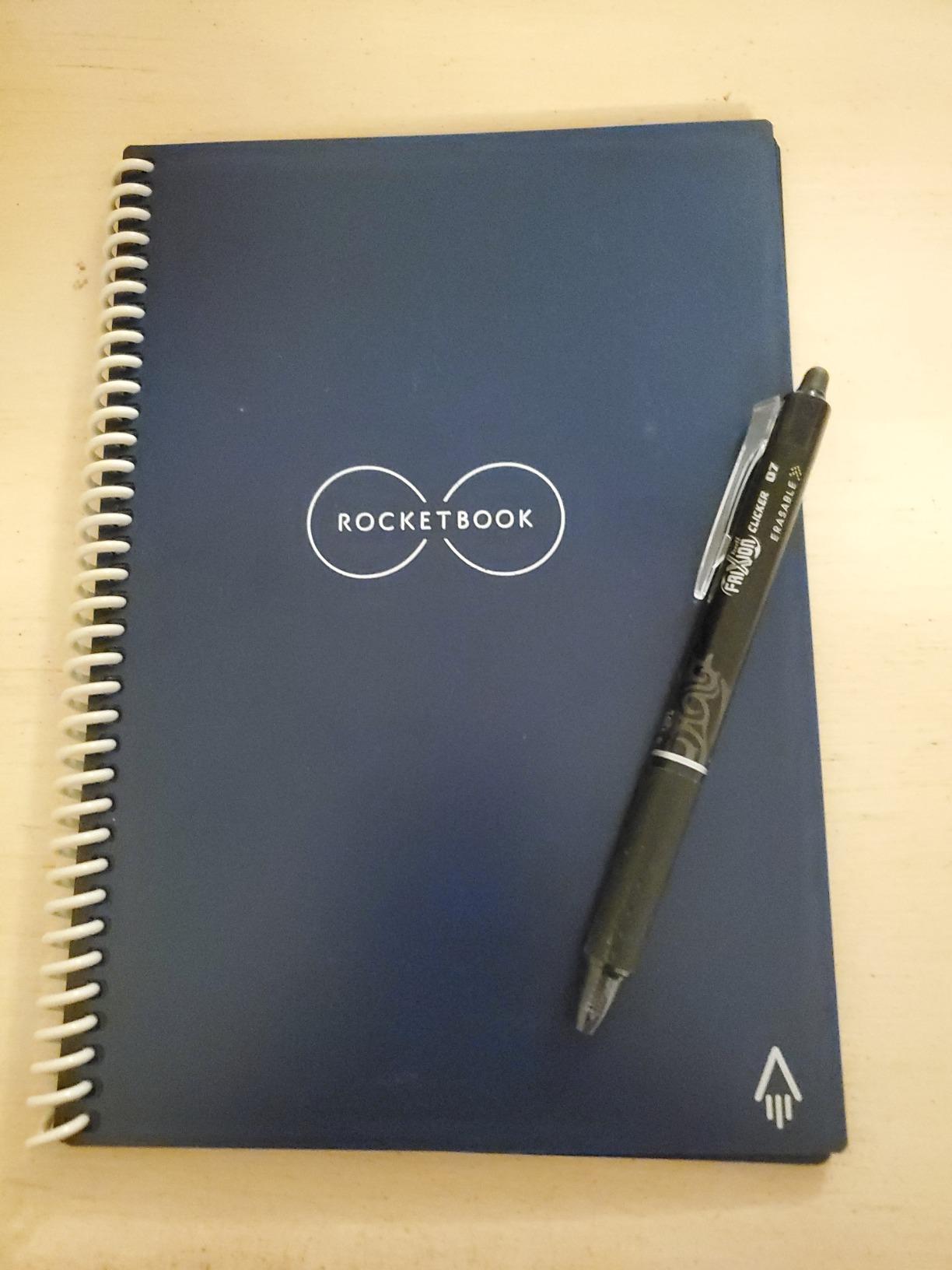 Rocketbook Core Reusable Spiral Notebook, Executive Size 6x8.8, Navy Blue - Dotted Pages, App-Connected, Erasable, Durable Cover, Ideal for School, Work, and Creative Projects customer photo 1