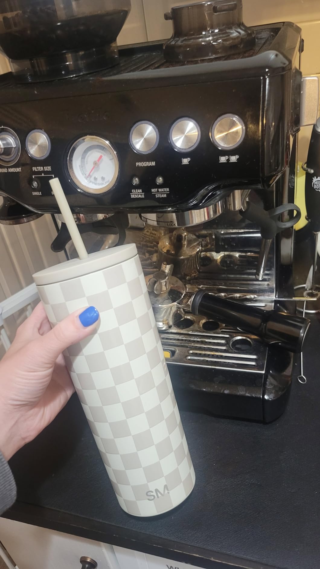 Simple Modern Iced Coffee Tumbler, Insulated | 24oz | Black customer photo 2