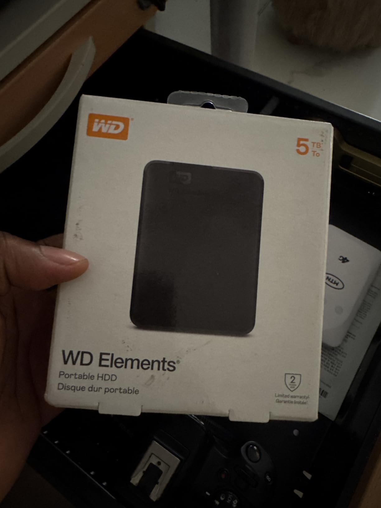Western Digital 8TB Elements Desktop External Hard Drive, USB 3.0 external hard drive for plug-and-play storage - Western DigitalBWLG0080HBK-NESN, Black customer photo 2