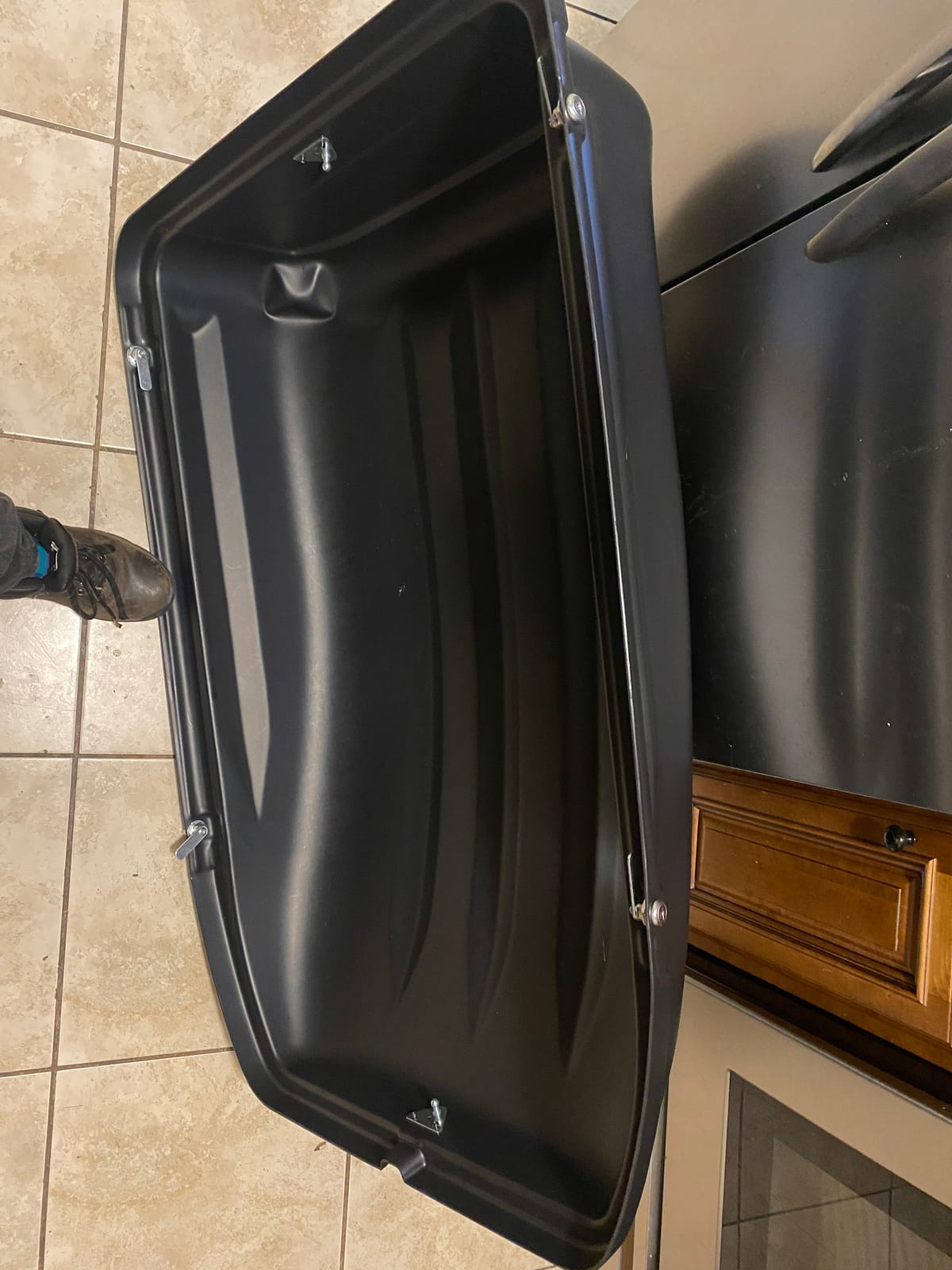 10 cu. ft. Rooftop Cargo Carrier, Weatherproof Lockable, 110 lb. Capacity customer photo 2