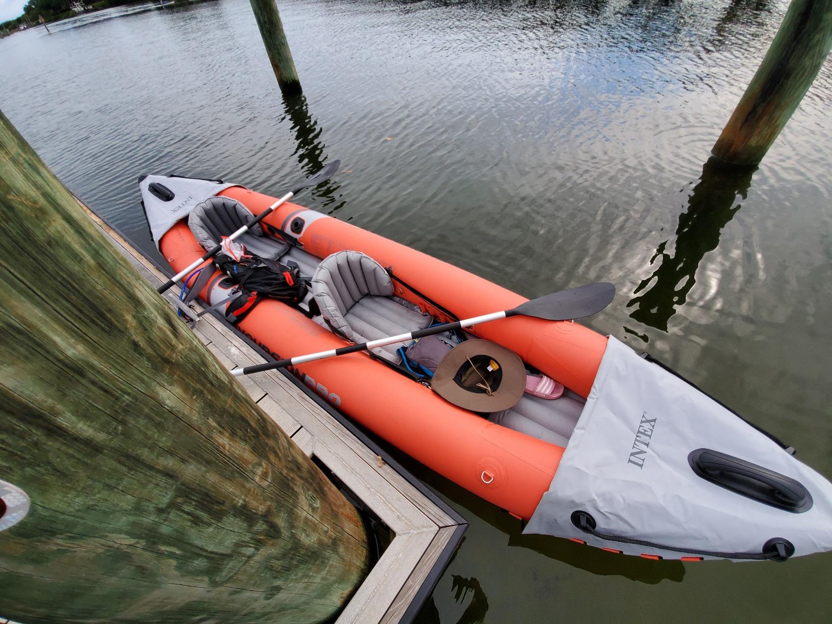 INTEX Excursion Pro K2 Inflatable Kayak 2-Person Set with Paddles & Pump customer photo 1