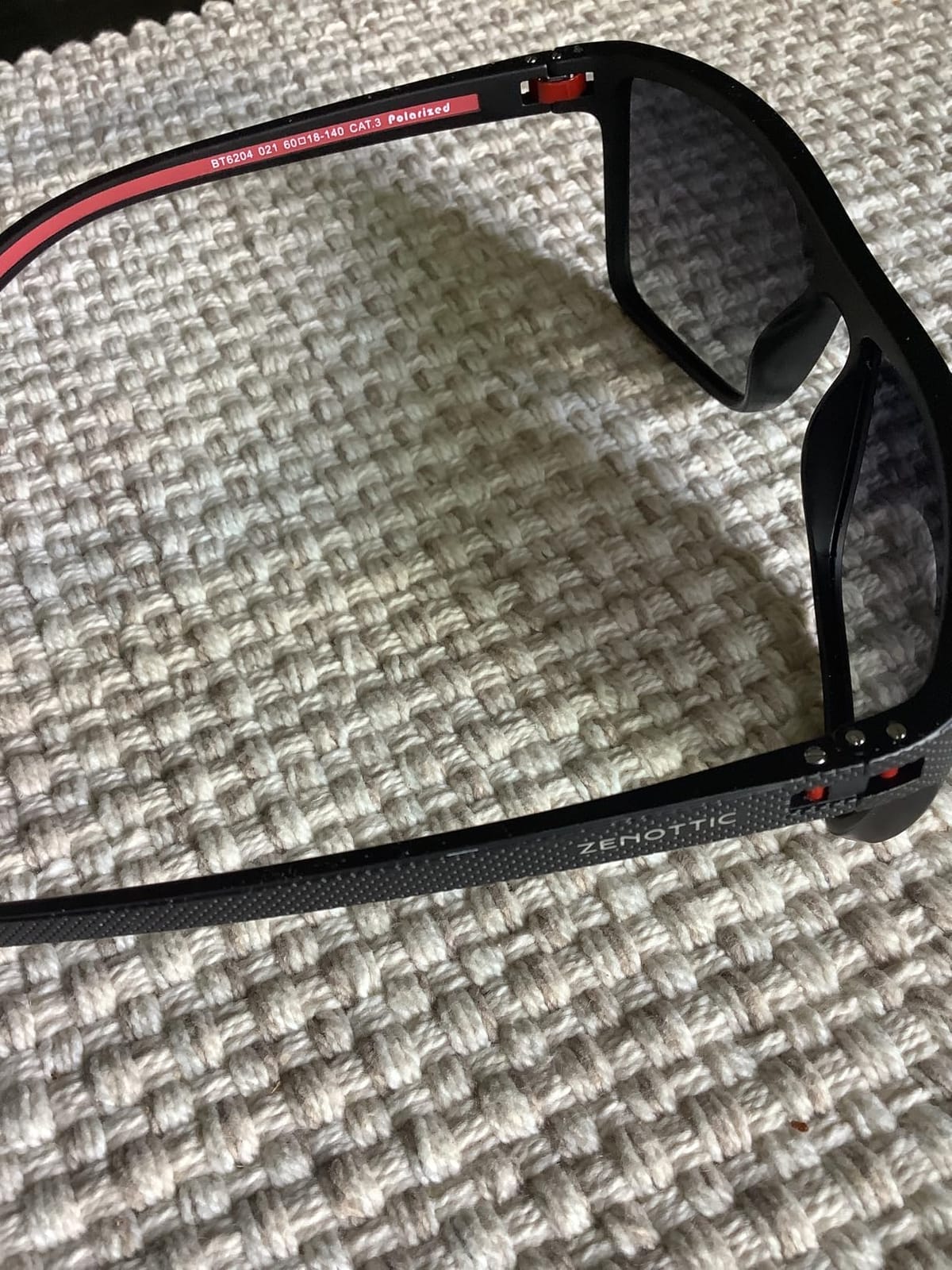 ZENOTTIC Polarized Sunglasses for Men Lightweight TR90 Frame UV400 Protection Square Sun Glasses customer photo 1