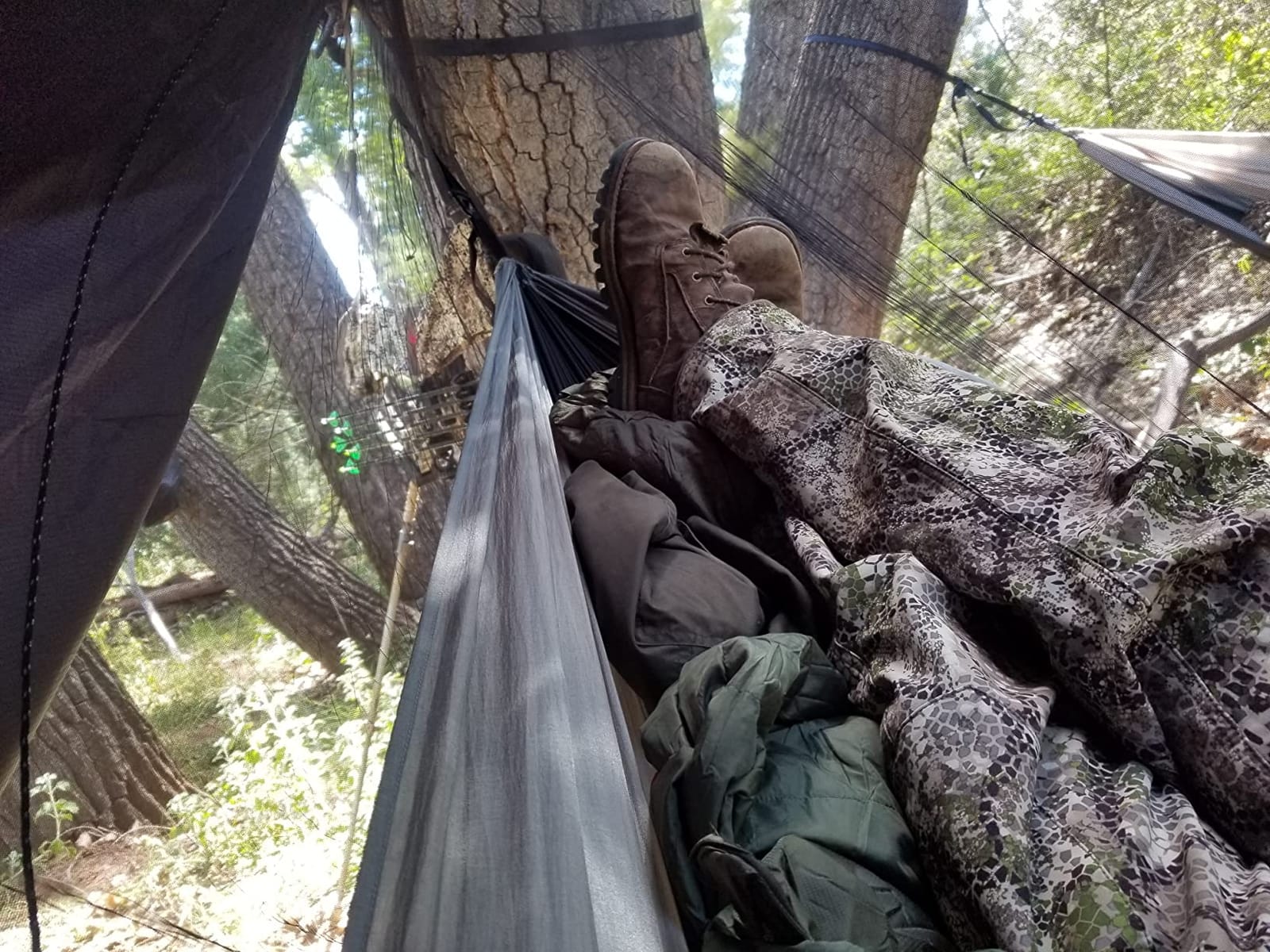 REDCAMP Hammock Rain Fly Camping Tarp Waterproof 10x10ft Easy Setup Cover customer photo 2