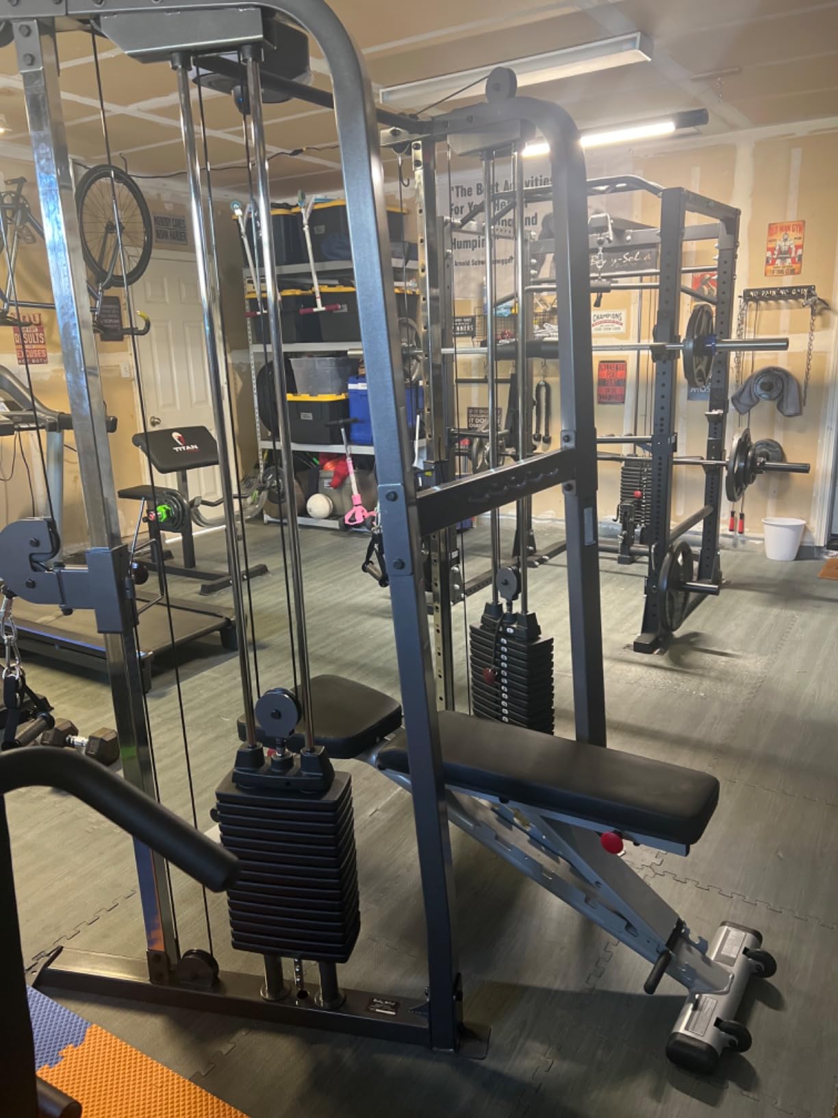 Body-Solid Powerline Cable Crossover Exercise Machine for Home & Commercial Gym, Functional Training Center with Dual Weights Stack for Cable Workout customer photo 1