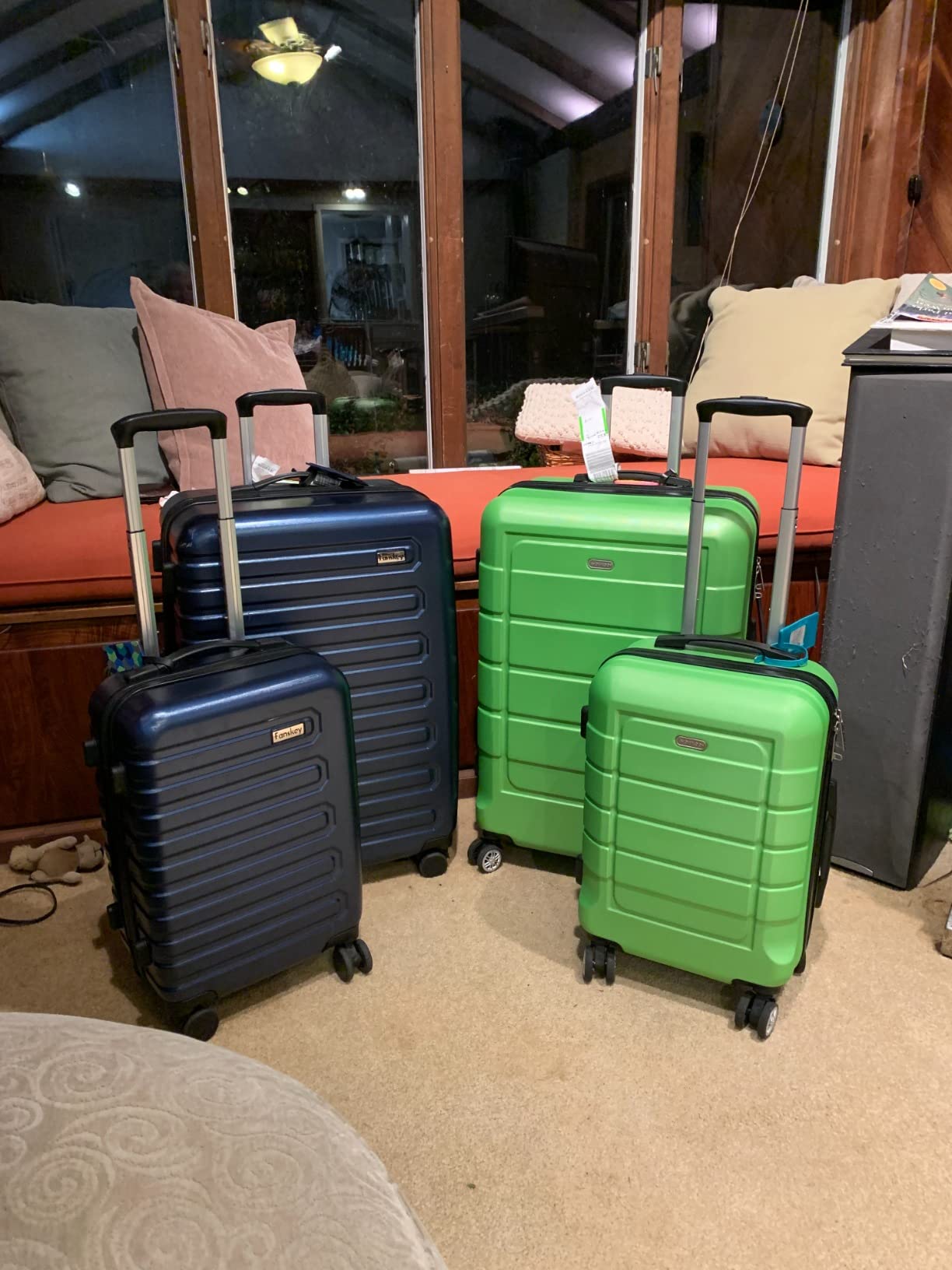 SHOWKOO G-Series Luggage set 3pcs, 100% PC Durable Hardshell Suitcase customer photo 2