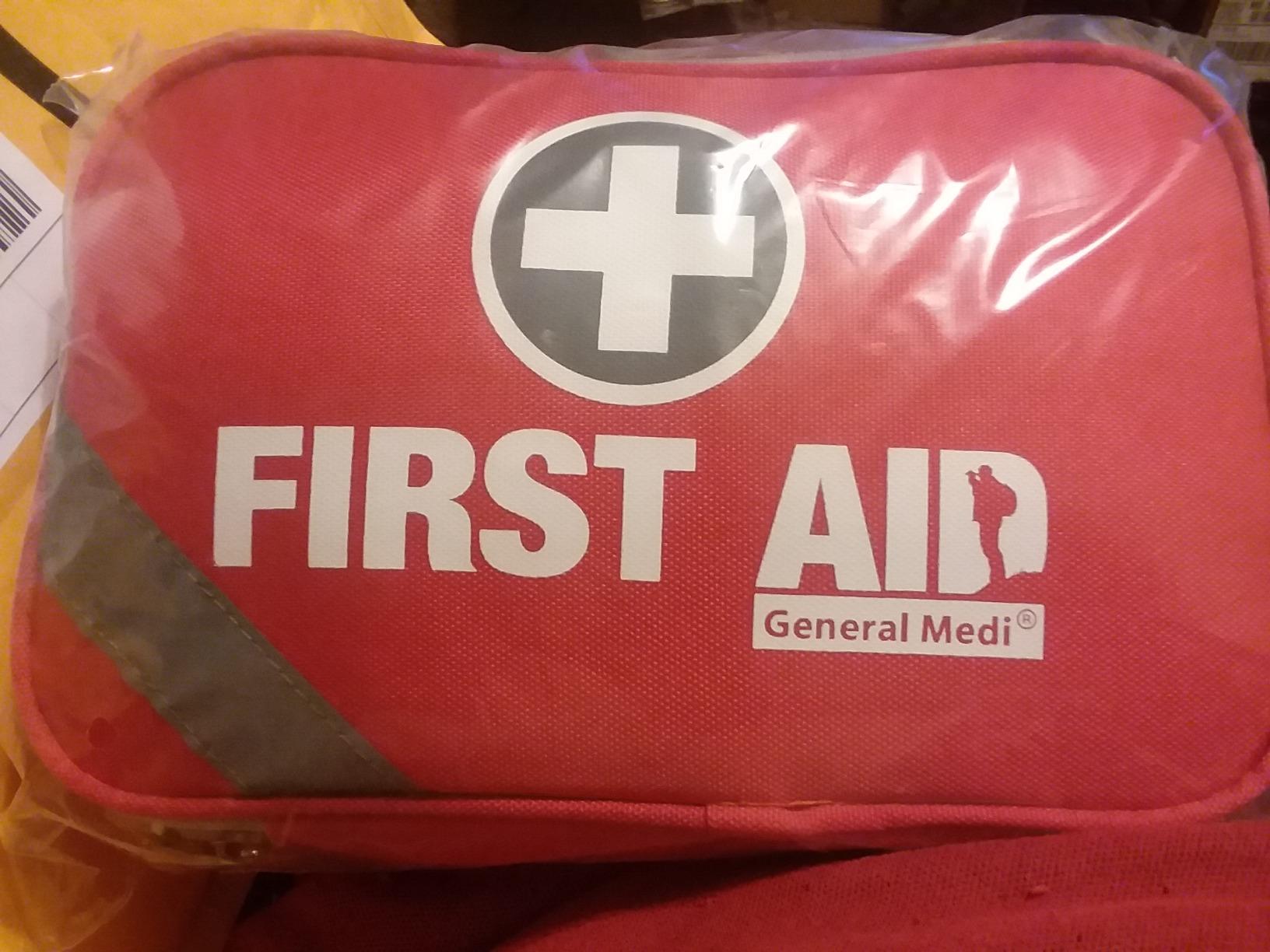 General Medi 2-in-1 First Aid Kit (215 Piece Set) + 43 Piece Mini First Aid Kit -Includes Ice(Cold) Pack, Moleskin Pad and Emergency Blanket for Travel, Home, Office, Car, Workplace customer photo 2