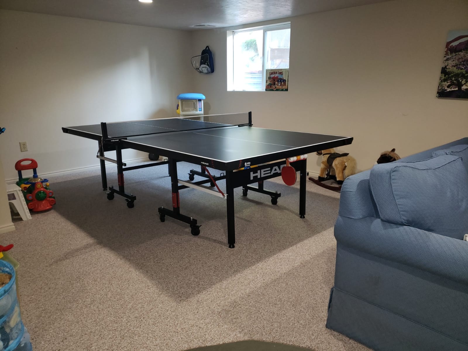 HEAD Summit USA Indoor Table Tennis Table, Competition Grade Net, 10 Minute Easy Set Up – Ping Pong Table with Playback Mode customer photo 2