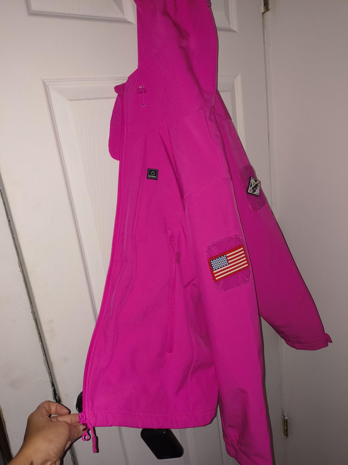 DEWBU Heated Jacket for Women with 12V Battery Pack Winter customer photo 2