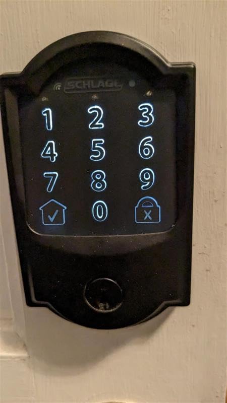 Schlage Encode Smart WiFi Deadbolt Lock with Century Trim, Matte Black customer photo 1