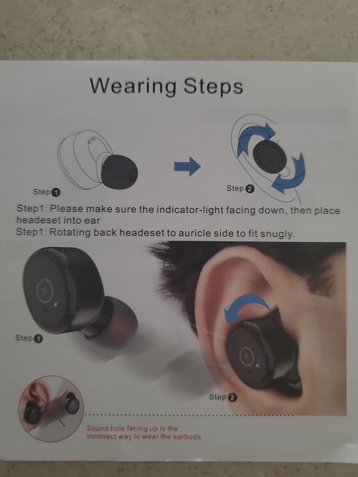 TOZO T10 Wireless Earbuds Powerful Bass Stereo Wireless Charging, APP, IPX8 customer photo 2