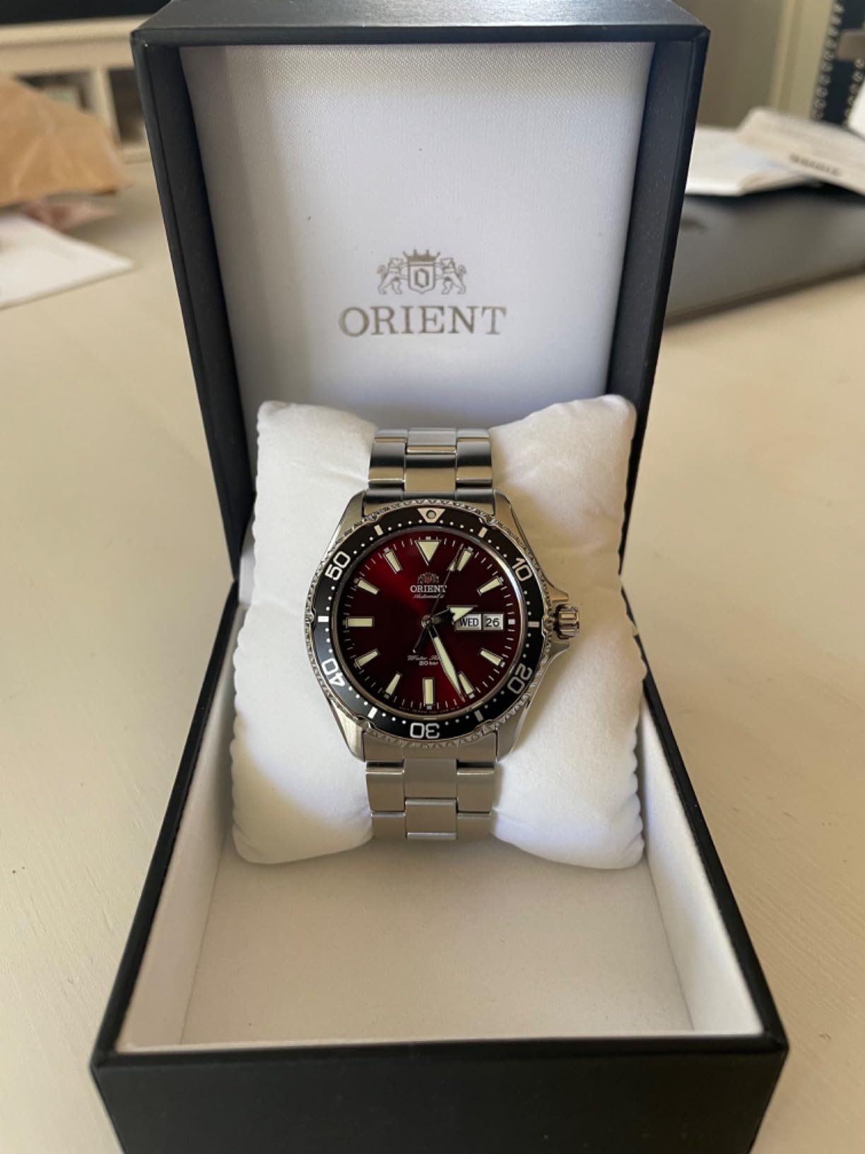 Orient Kamasu/Mako III Men's Automatic Manual Winding Sports Steel or Silicone Divers' Watch with Screw Crown and Sapphire Crystal customer photo 1