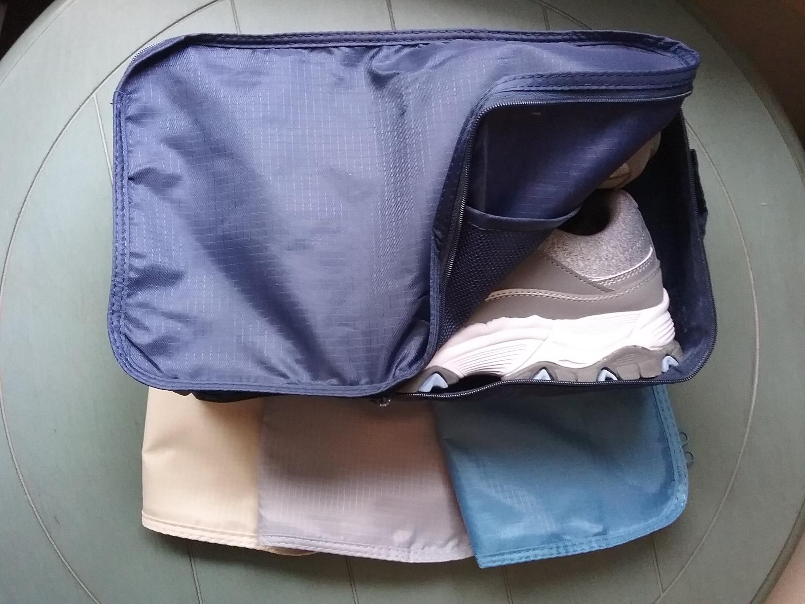 Travel Shoe Bags, Foldable Waterproof Shoe Puches Organizer-Double Layer (Multi-colored4) customer photo 1