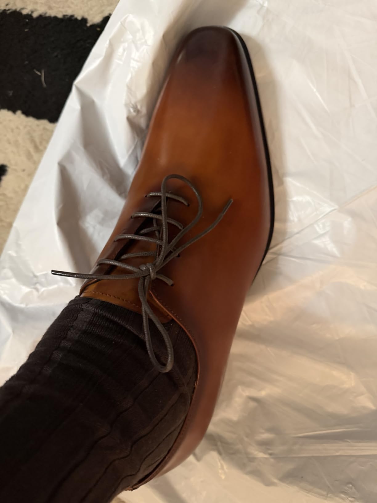 Men's Dress Shoes Oxford Formal Leather Shoes for Men customer photo 1