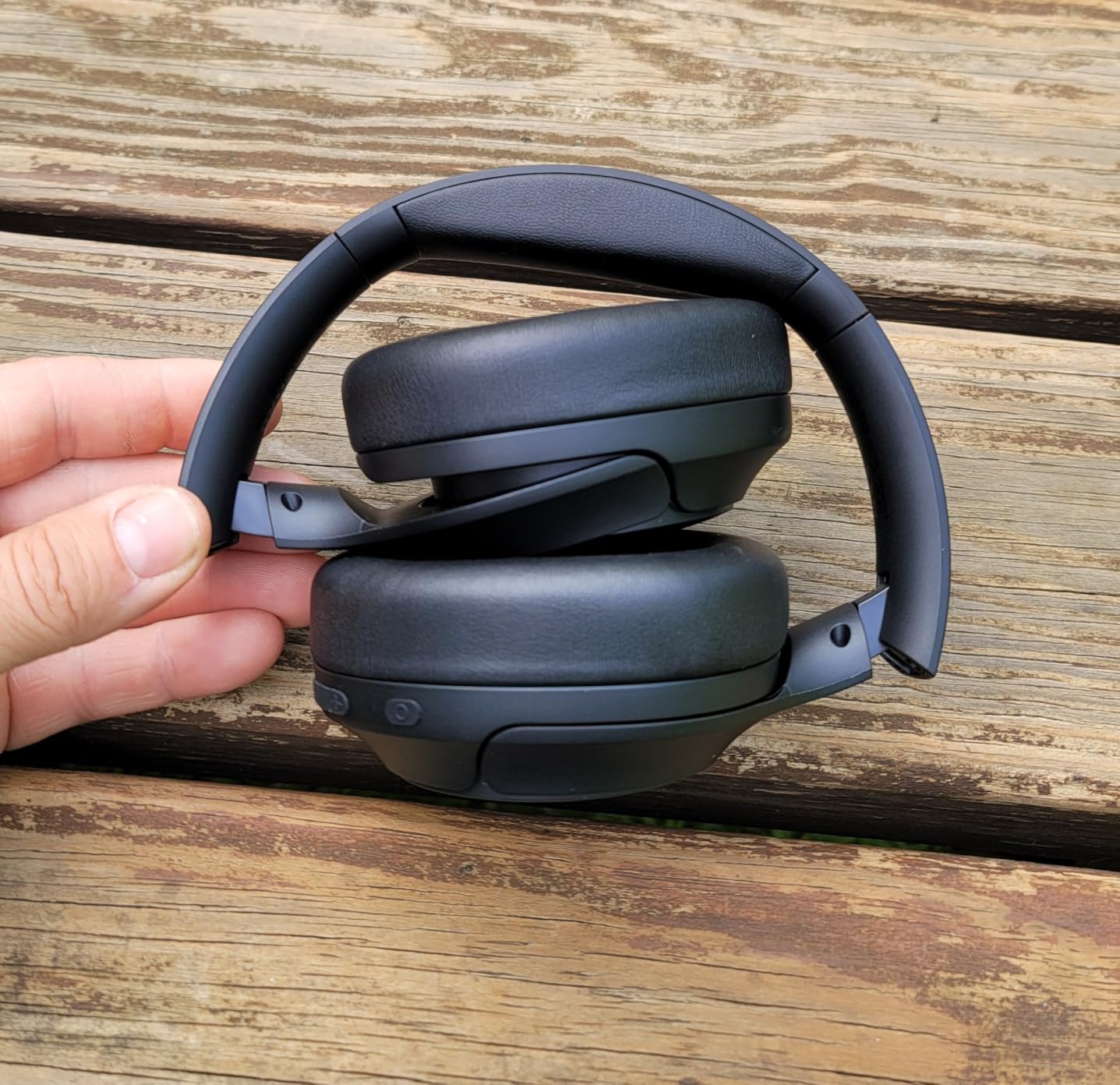 TOZO Hybrid Active Noise Cancelling Headphones, Hi Res Audio customer photo 2