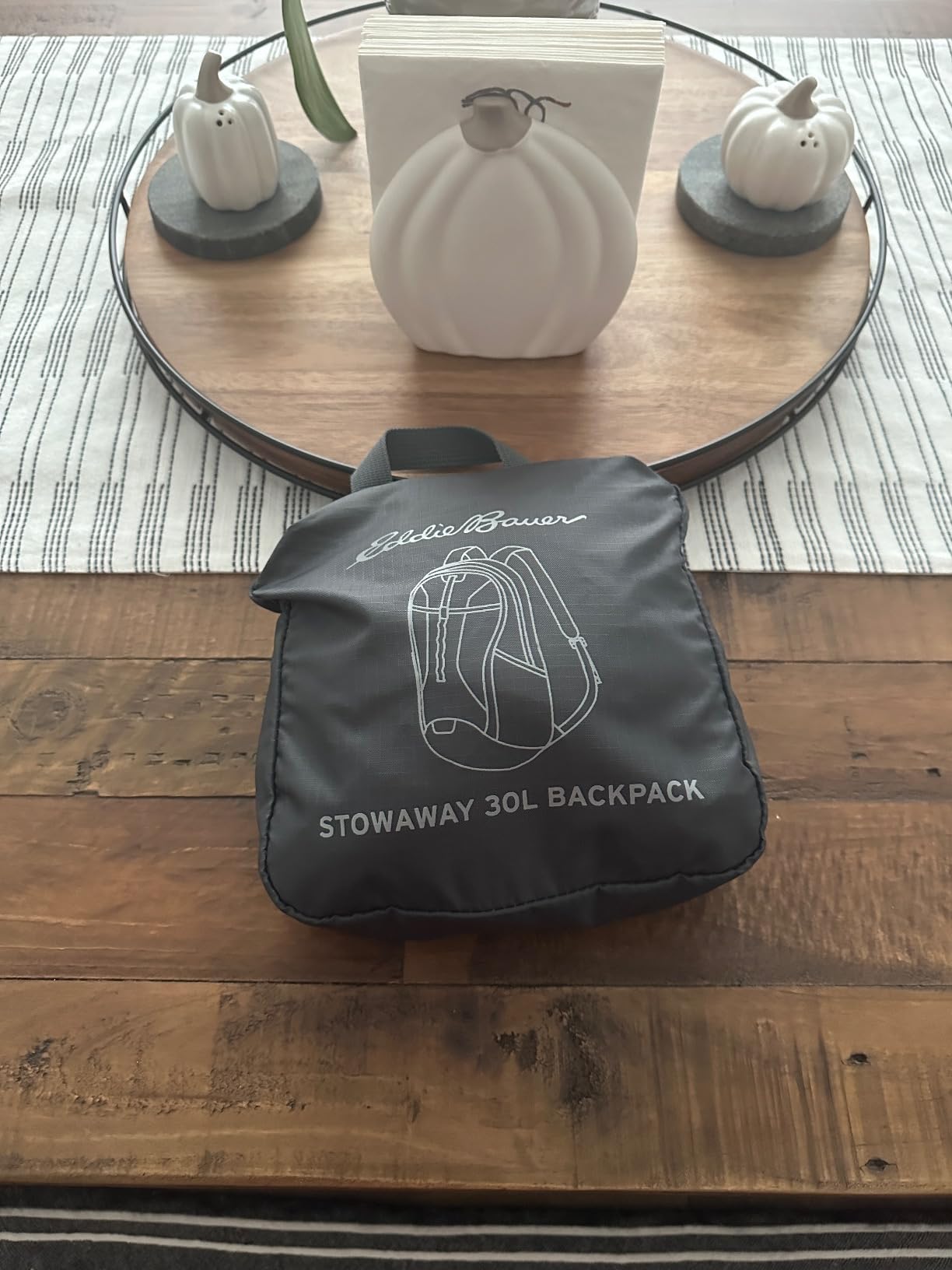 Eddie Bauer Stowaway Packable Backpack - Maroon, 20L customer photo 1
