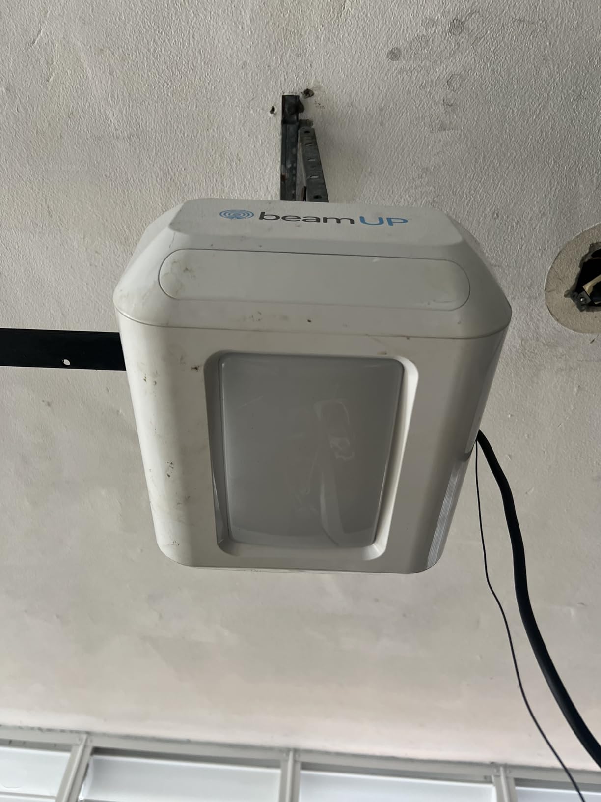 Workhorse BU100 Overhead Garage Door Opener with Heavy-Duty Chain Drive for Single or Double Doors, Wall Mount, and Remote Garage Opener Included, Quick and Easy Installation, White customer photo 2