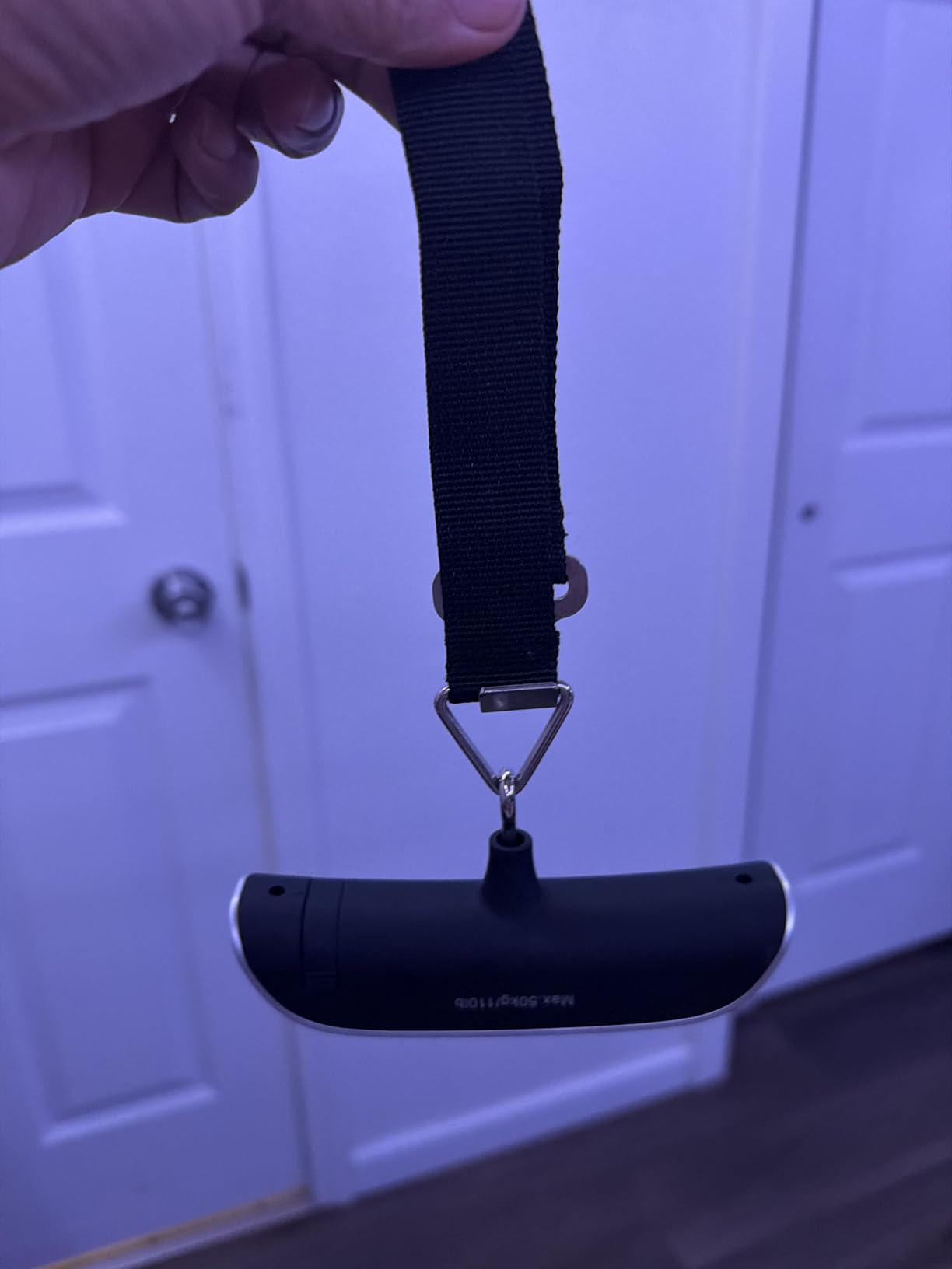 Digital Hanging Luggage Scale with Backlit for Travel, Portable Handheld Suitcase Weight Scale with Hook, 110 Pounds, Battery Included customer photo 1