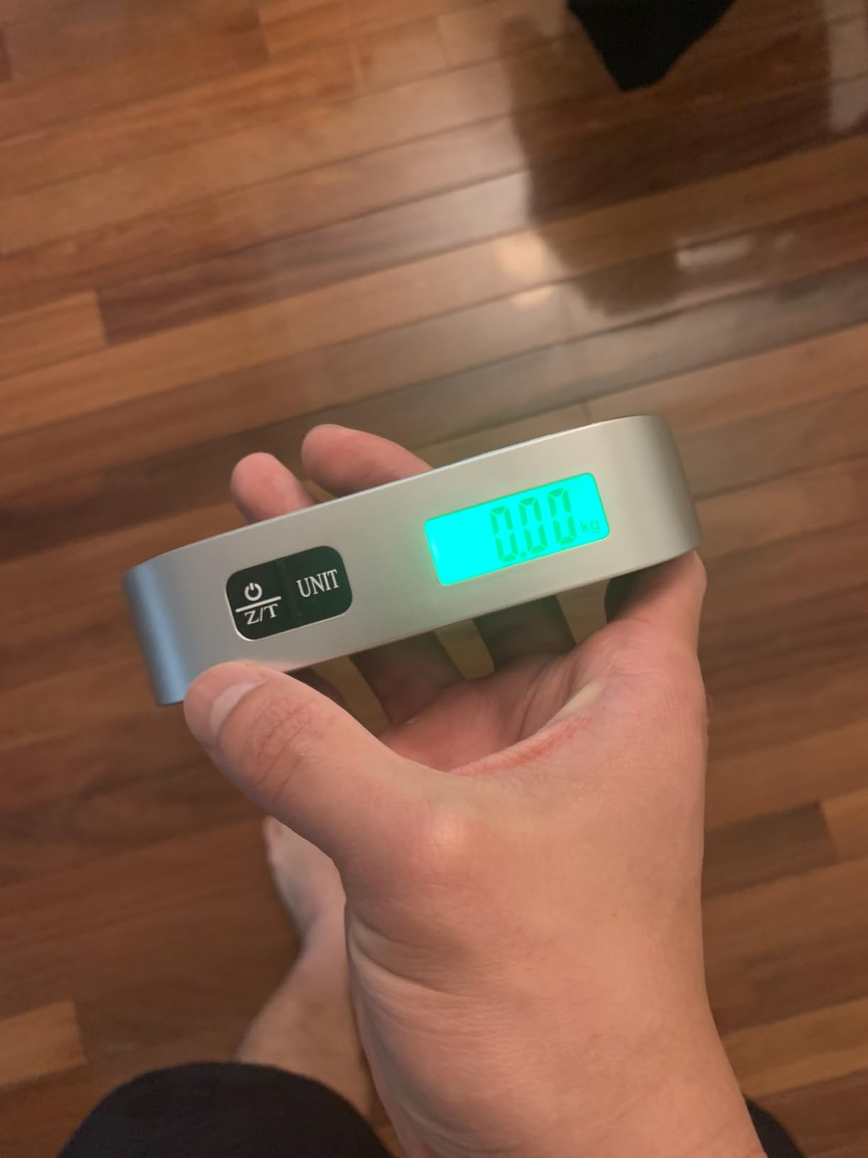 Digital Hanging Luggage Scale with Backlit for Travel, Portable Handheld Suitcase Weight Scale with Hook, 110 Pounds, Battery Included customer photo 2