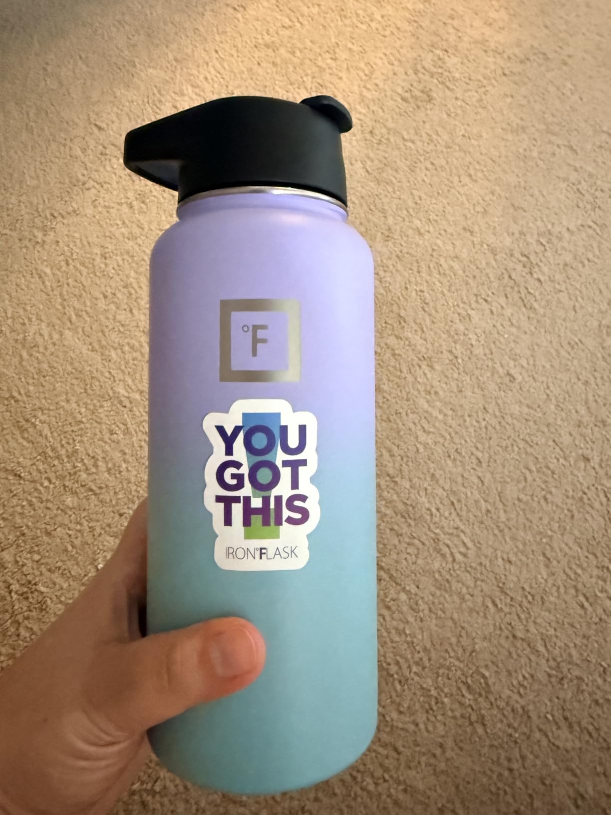 IRON °FLASK 32 oz Wide Mouth Water Bottle with 3 Lids customer photo 2