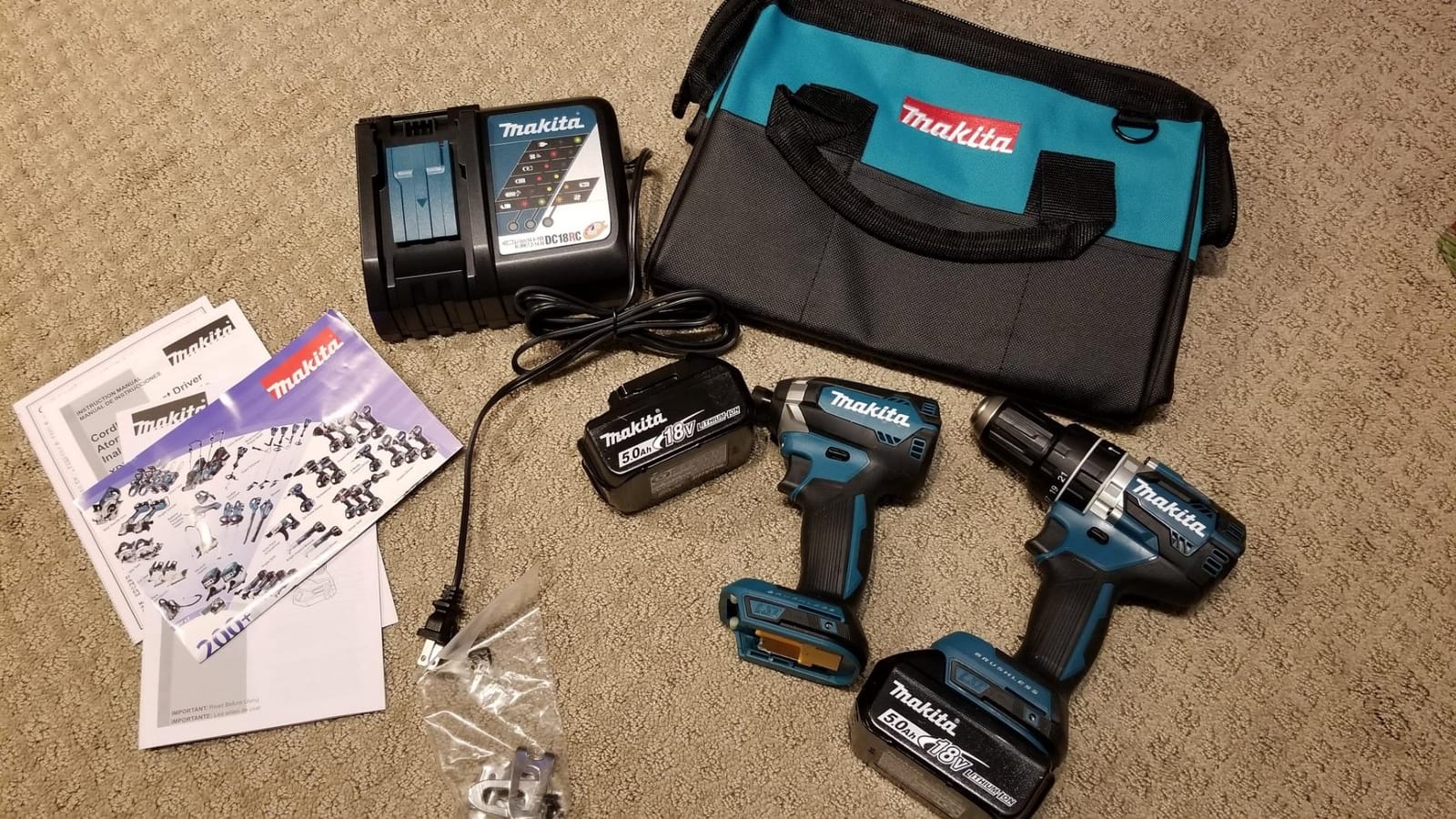 Makita XT269T 18V LXT Lithium-Ion Brushless Cordless 2-Pc. Combo Kit (5.0Ah) customer photo 1