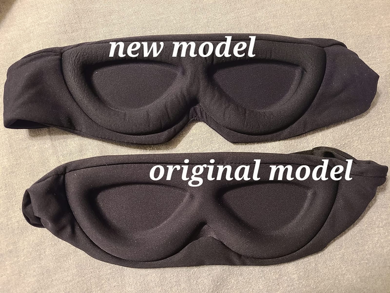 ALASKA BEAR Sleep Mask for Side Sleepers Patented Design, Cup-Shaped and Extra-Soft, 100 Blackout Eye Mask Shades Cover for Men and Women Home or Travel, Machine Washable, Black customer photo 1