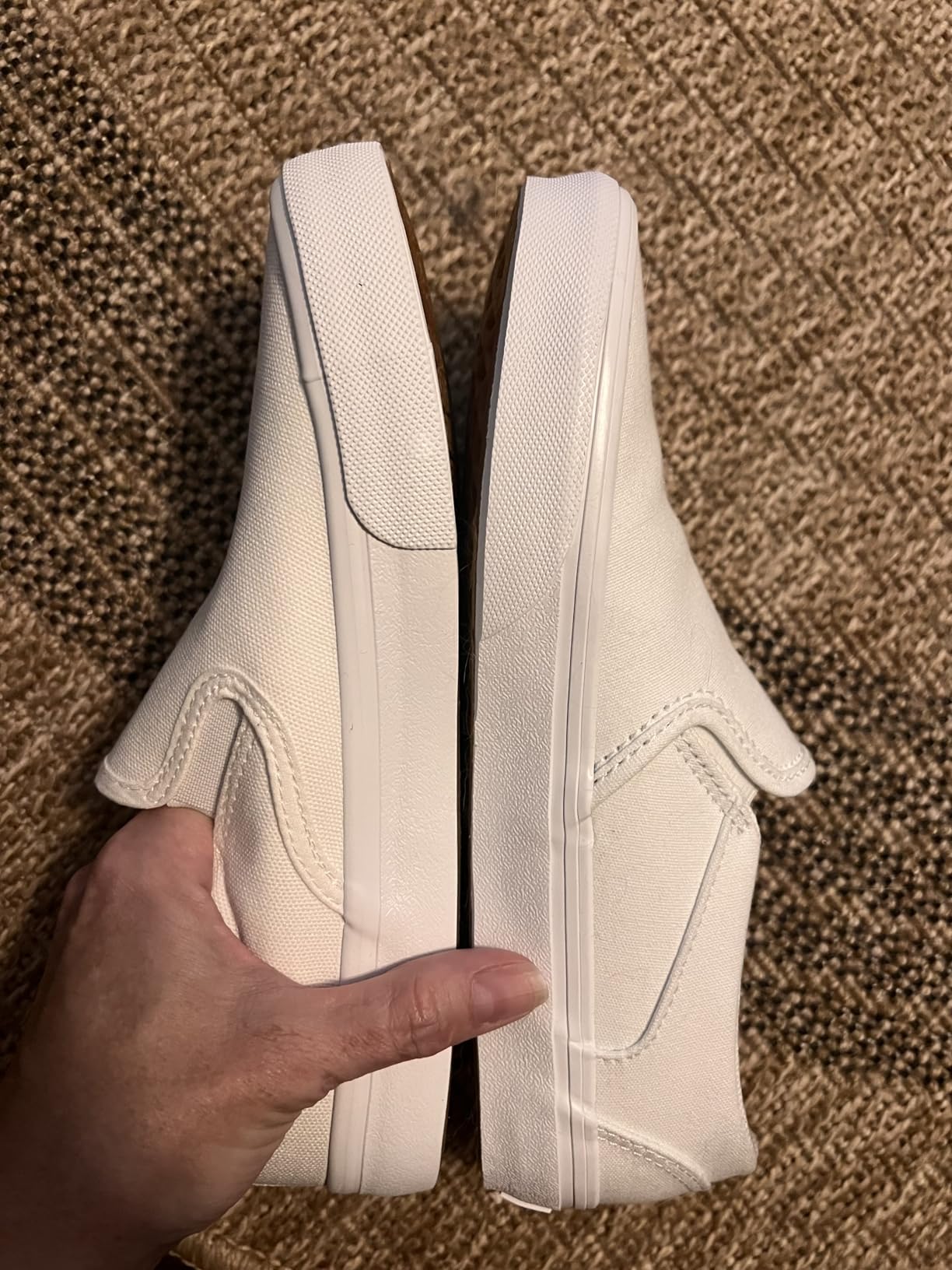 Women's Canvas Slip On Sneakers Non Slip Loafers customer photo 1