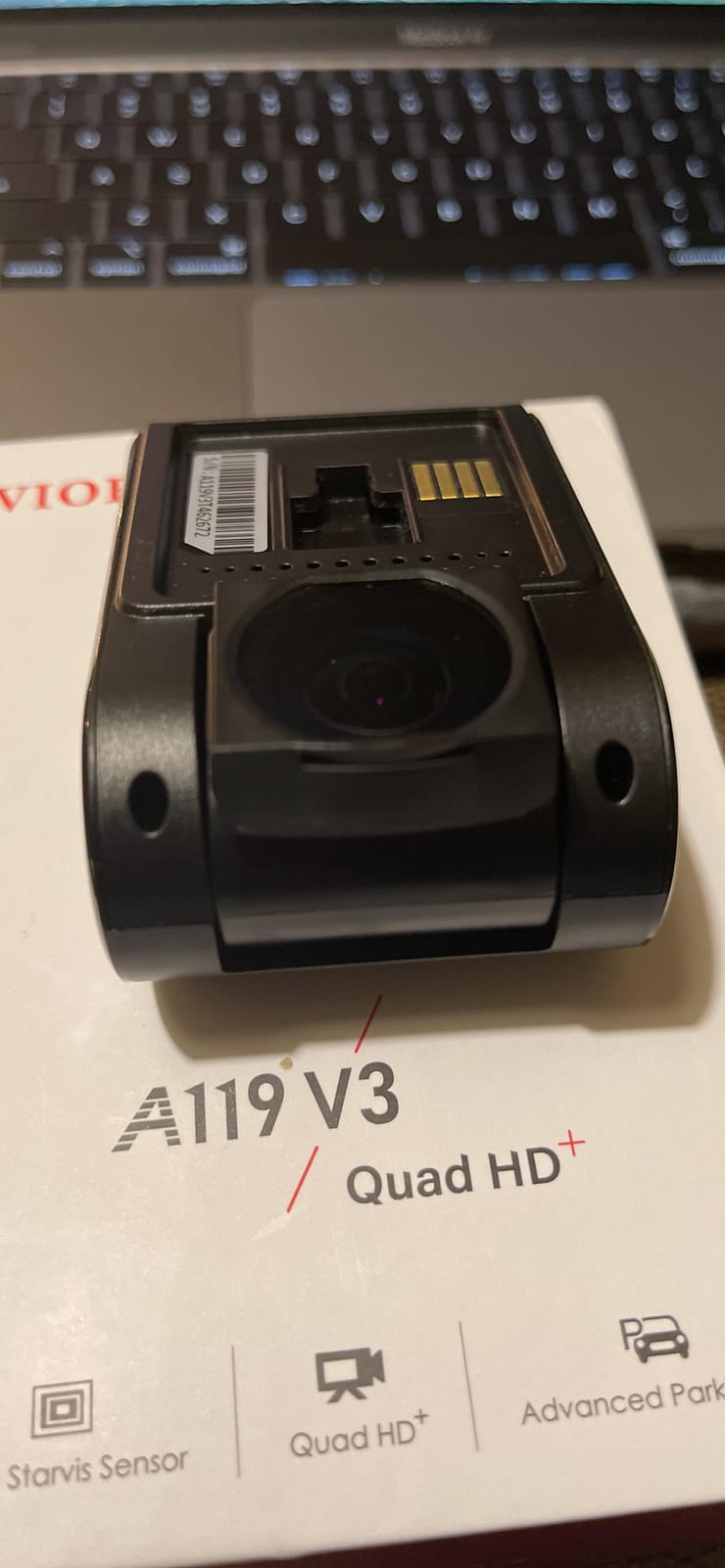 VIOFO A119 V3 Dash Cam, 2K Front Recording, GPS, True HDR Car Dashcam customer photo 1