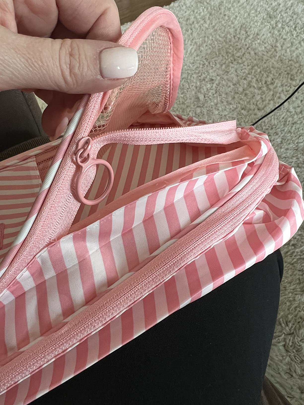 Mossio Shoe Bag Holds 3 Pair of Shoes for Travel and Daily Use Storage Pouch customer photo 2