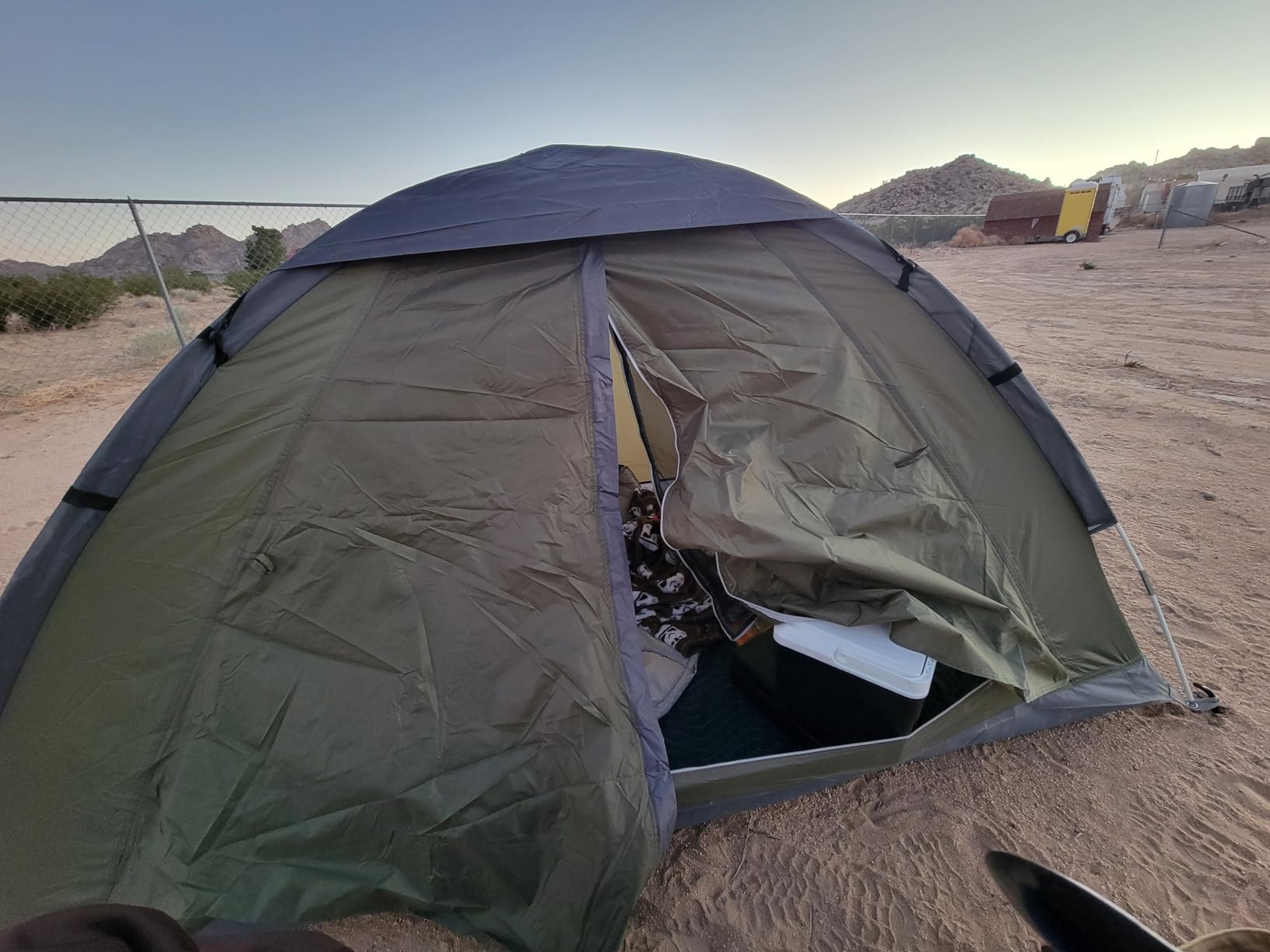 Night Cat Backpacking Tent for One 1 to 2 Persons Lightweight Waterproof Camping Hiking Tent for Adults Kids Scouts Easy Setup Single Layer 2.2x1.2m customer photo 1