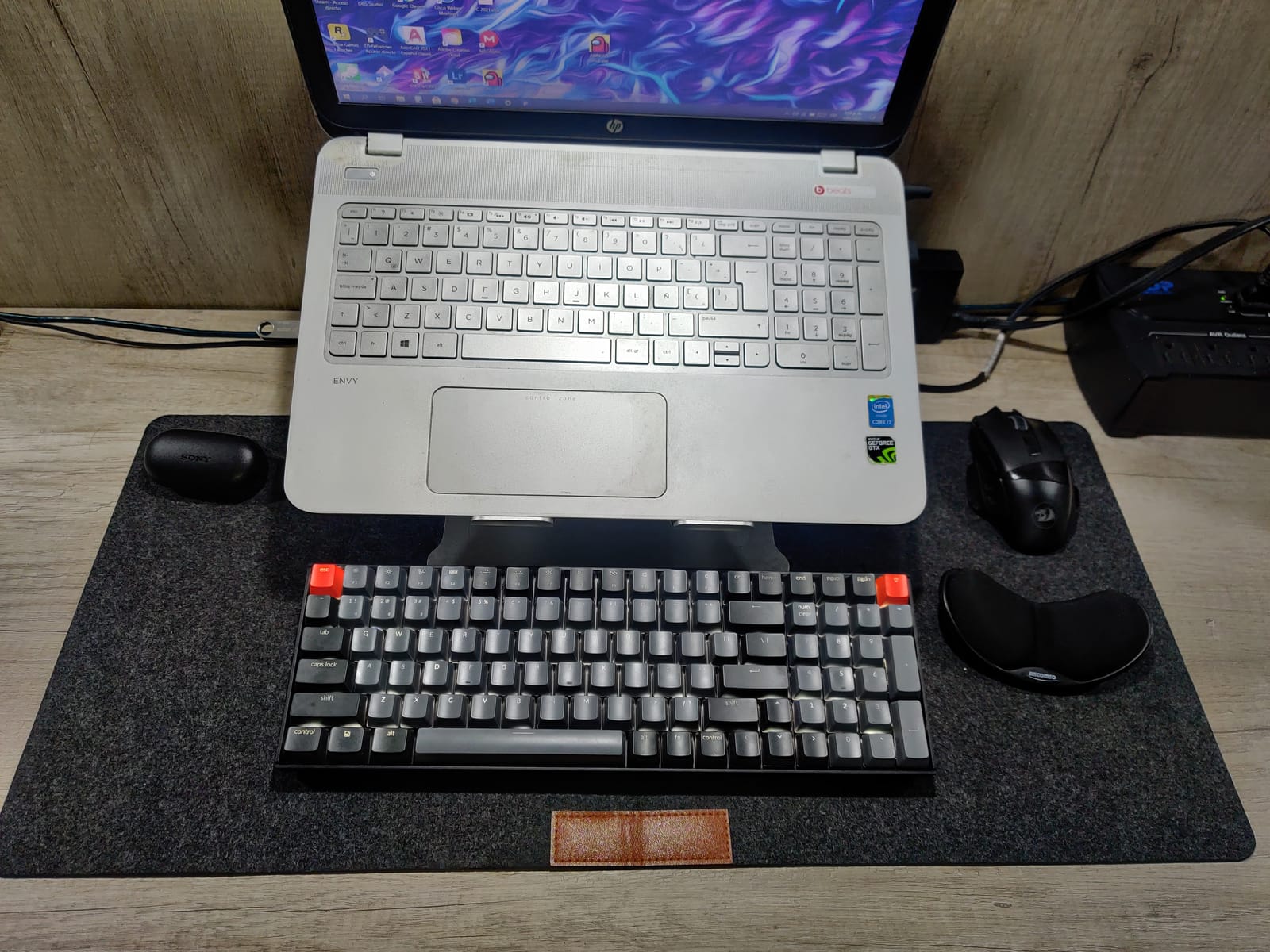Keychron K4 96% Layout 100 Keys Wireless Bluetooth 5.1/Wired USB Mechanical Gaming Keyboard with Keychron Super Red Switch White LED Backlight N-Key Rollover for Mac Windows PC-Version 2 customer photo 1