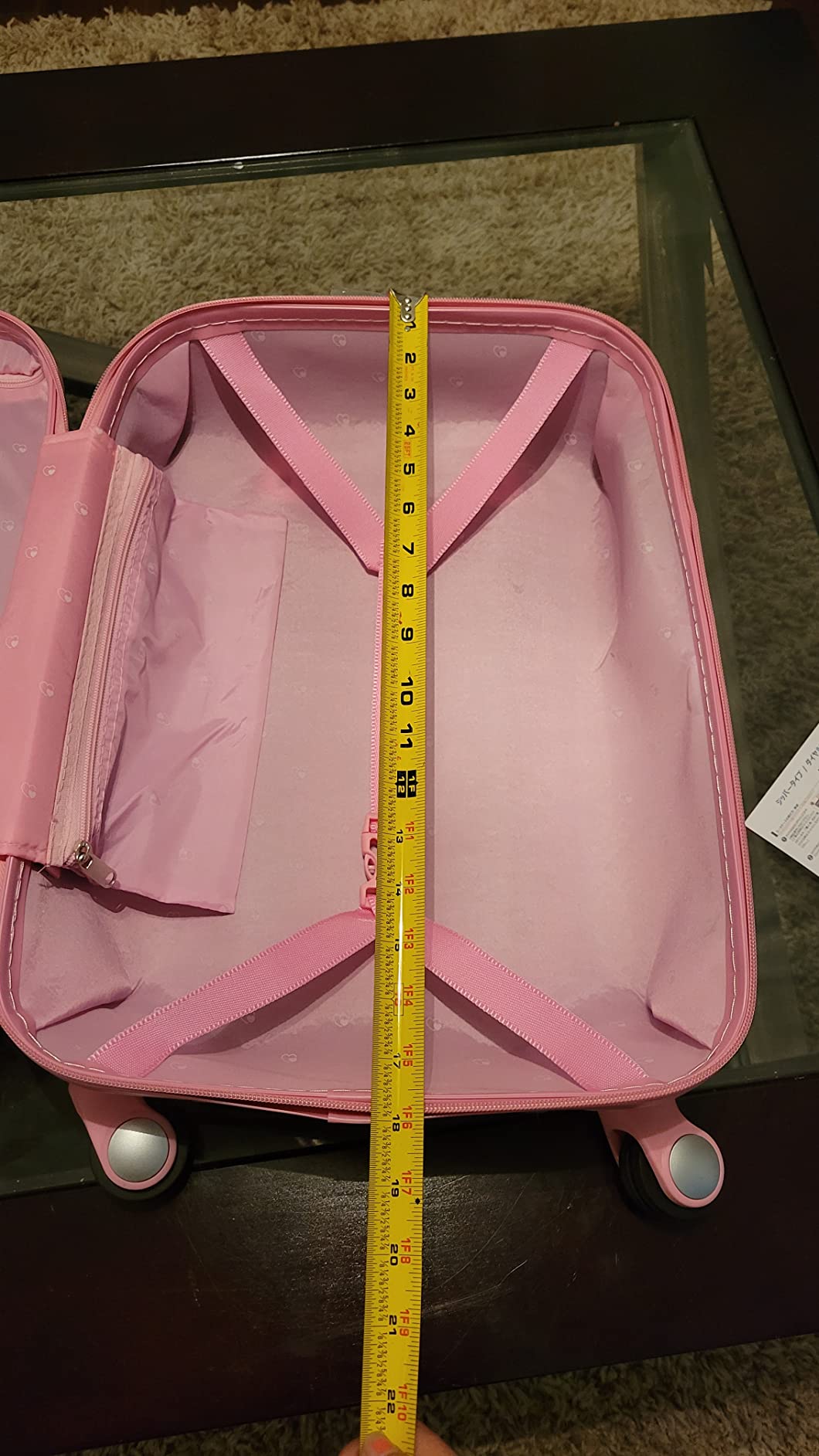 GURHODVO Kids Carry On Luggage for Boy's, Girl's Children Rolling Suitcase with 4 Spinner Wheels Hardshell Case for Toddler to Travel (airplane) customer photo 1