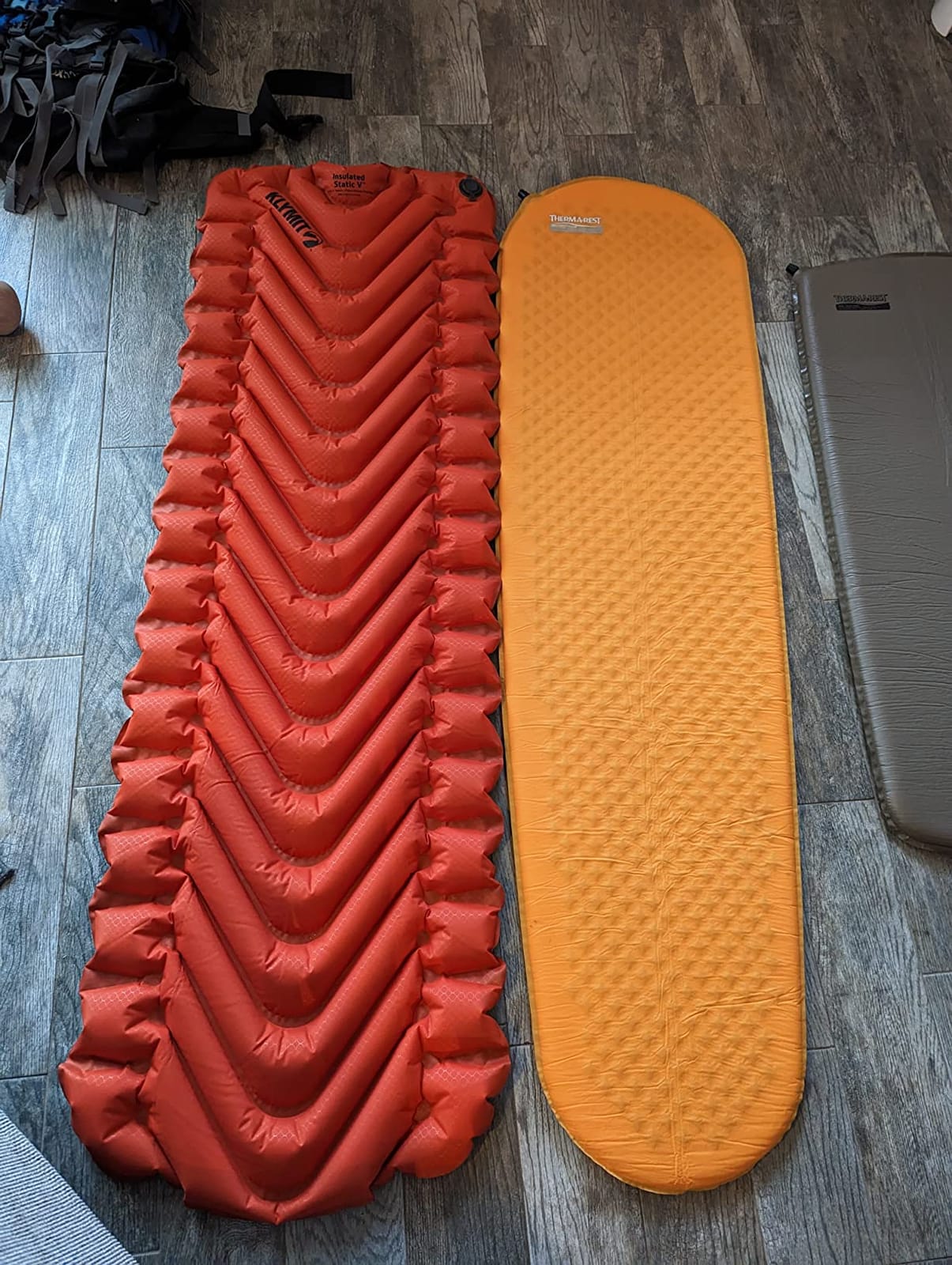 Klymit Insulated Static V Inflatable Sleeping Pad | Comfortable, Lightweight, Easy to Inflate, Portable Air Bed Mattress for Camping, Backpacking and Hiking, Recon customer photo 1