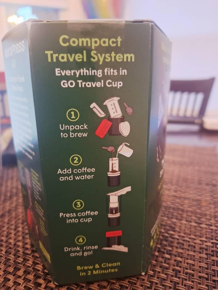 AeroPress Go Extra Small Portable Coffee Maker Kit customer photo 2