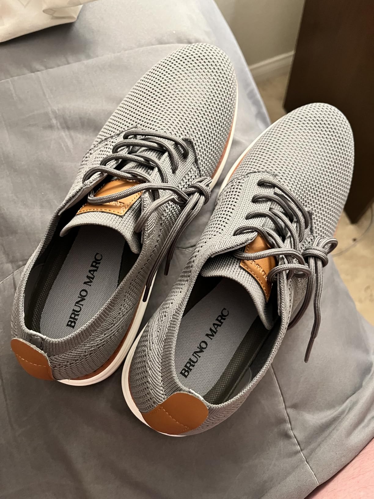 Bruno Marc Men's KnitFlex Breeze Casual Dress Sneakers customer photo 2