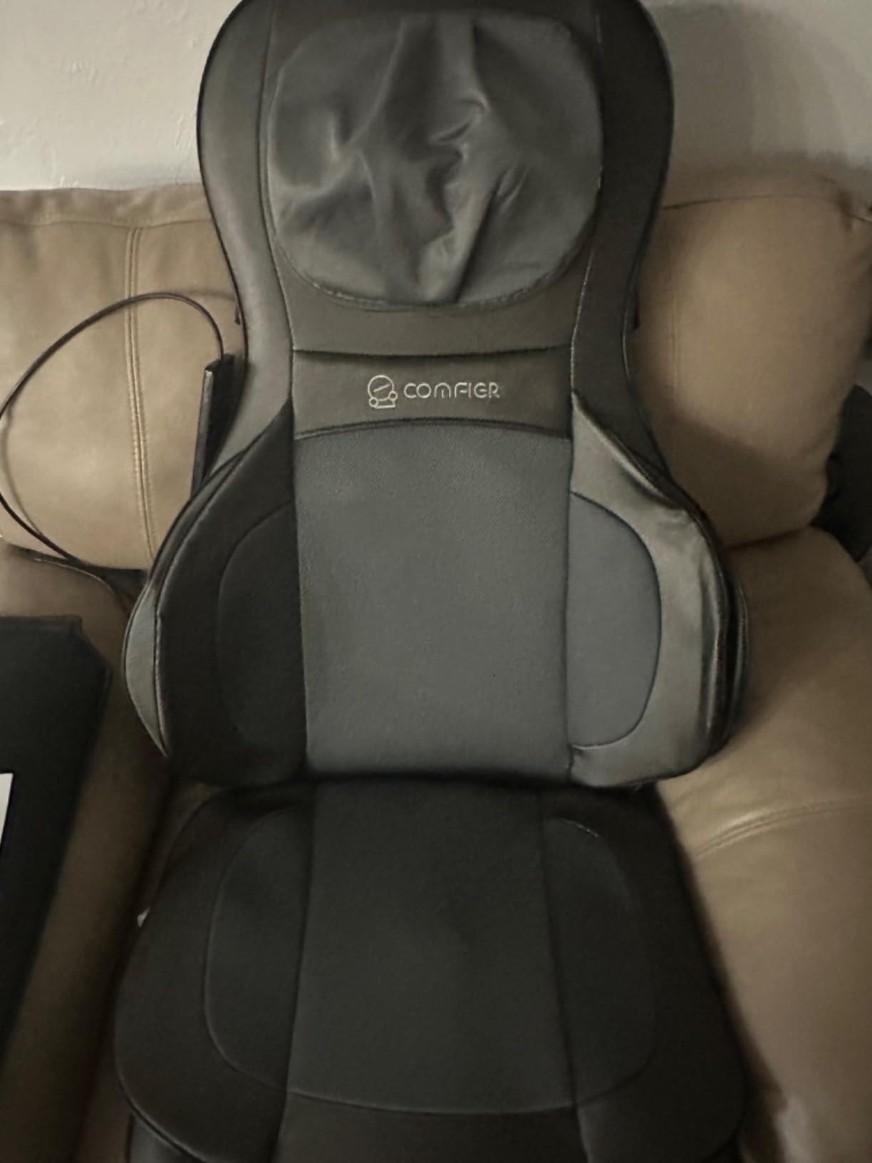 COMFIER Shiatsu Neck and Back Massager with Heat, Adjustable Neck Nodes customer photo 1