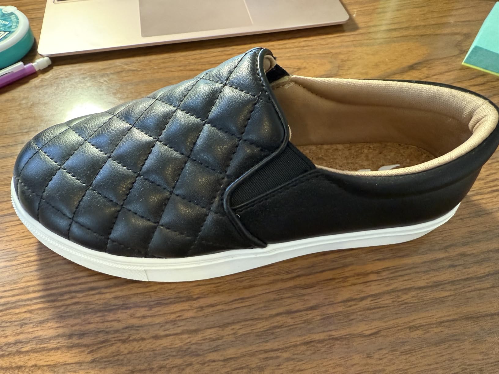STQ Slip On Shoes for Women Quilted Fashion Sneakers customer photo 2
