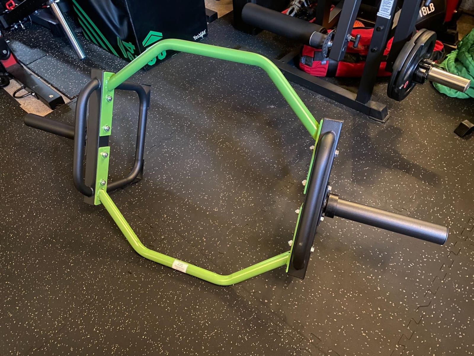 CAP Olympic Trap & Shrug Bar with Elevated Grip, 500-Lb Capacity customer photo 2