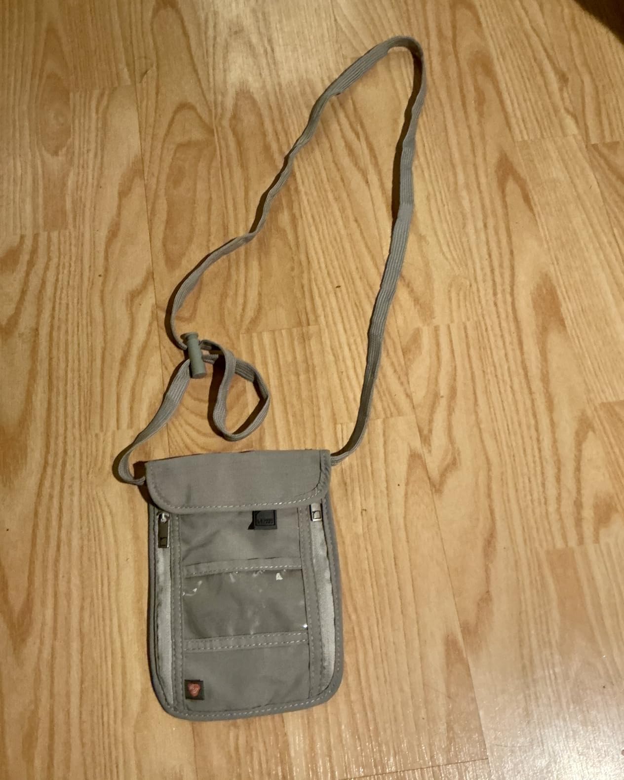 Lewis N. Clark Stash Neck Travel Wallet, RFID Blocking Passport Holder, Protect Personal Information, Slate customer photo 2