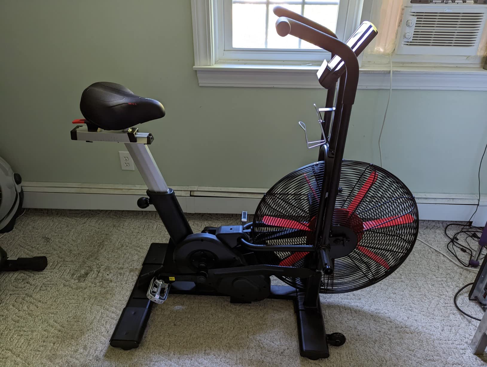 leikefitness Fan Exercise Bike Upright AirBike Indoor Stationary Bicycle customer photo 2