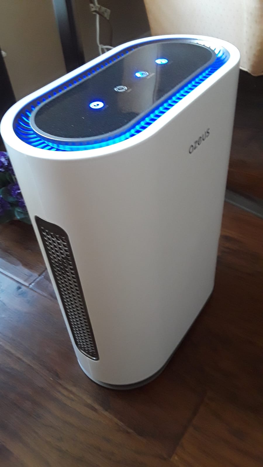 AZEUS Air Purifier for Wildfire Smoke, UV-C HEPA for Home Large Room, White customer photo 2