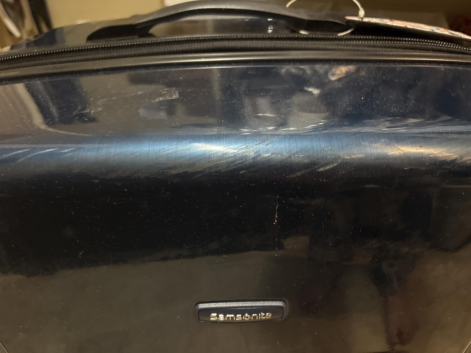 Samsonite Winfield 2 Hardside Expandable Luggage with Spinner Wheels, Ice Blue, Checked-Large 28-Inch customer photo 2